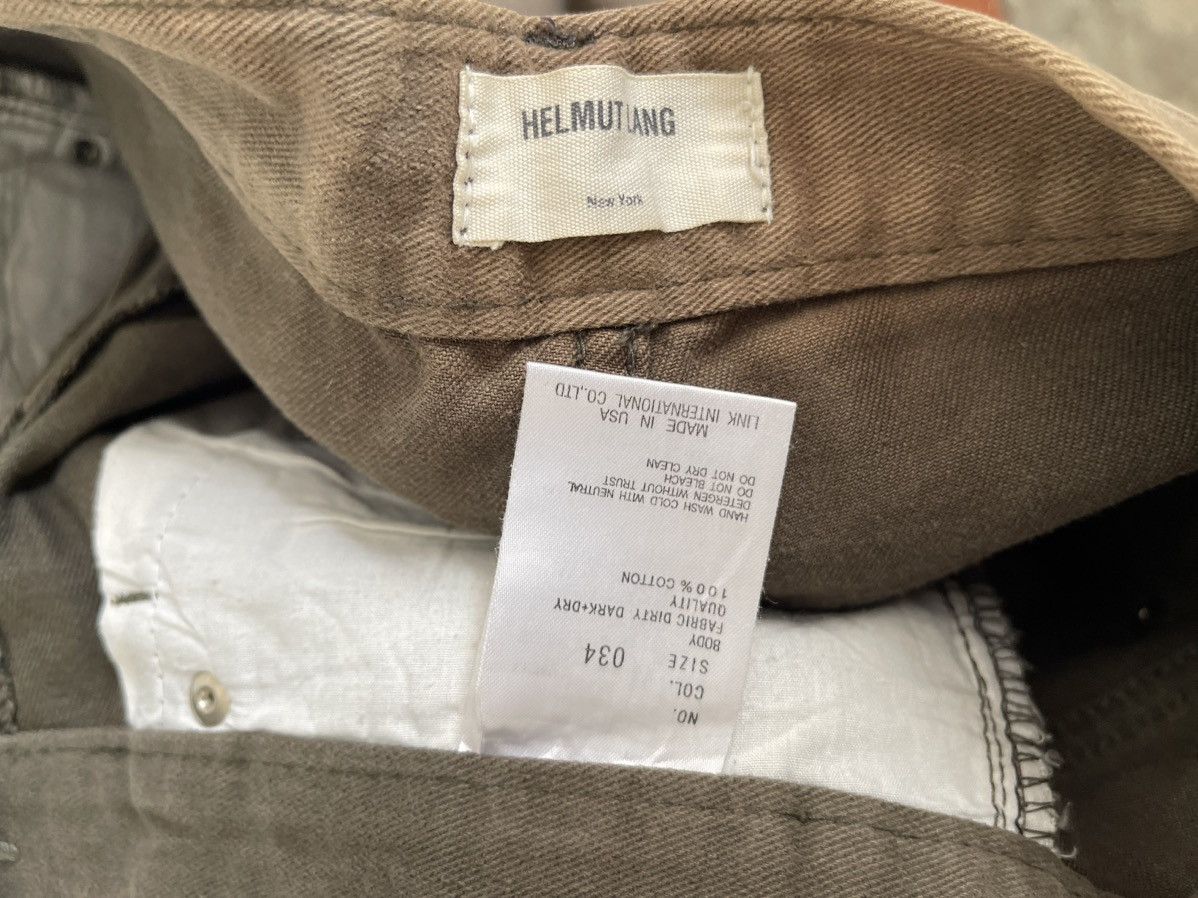 Helmut Lang Helmut Lang Fabric Dirty Pants Size US 34 / EU 50 - 8 Thumbnail