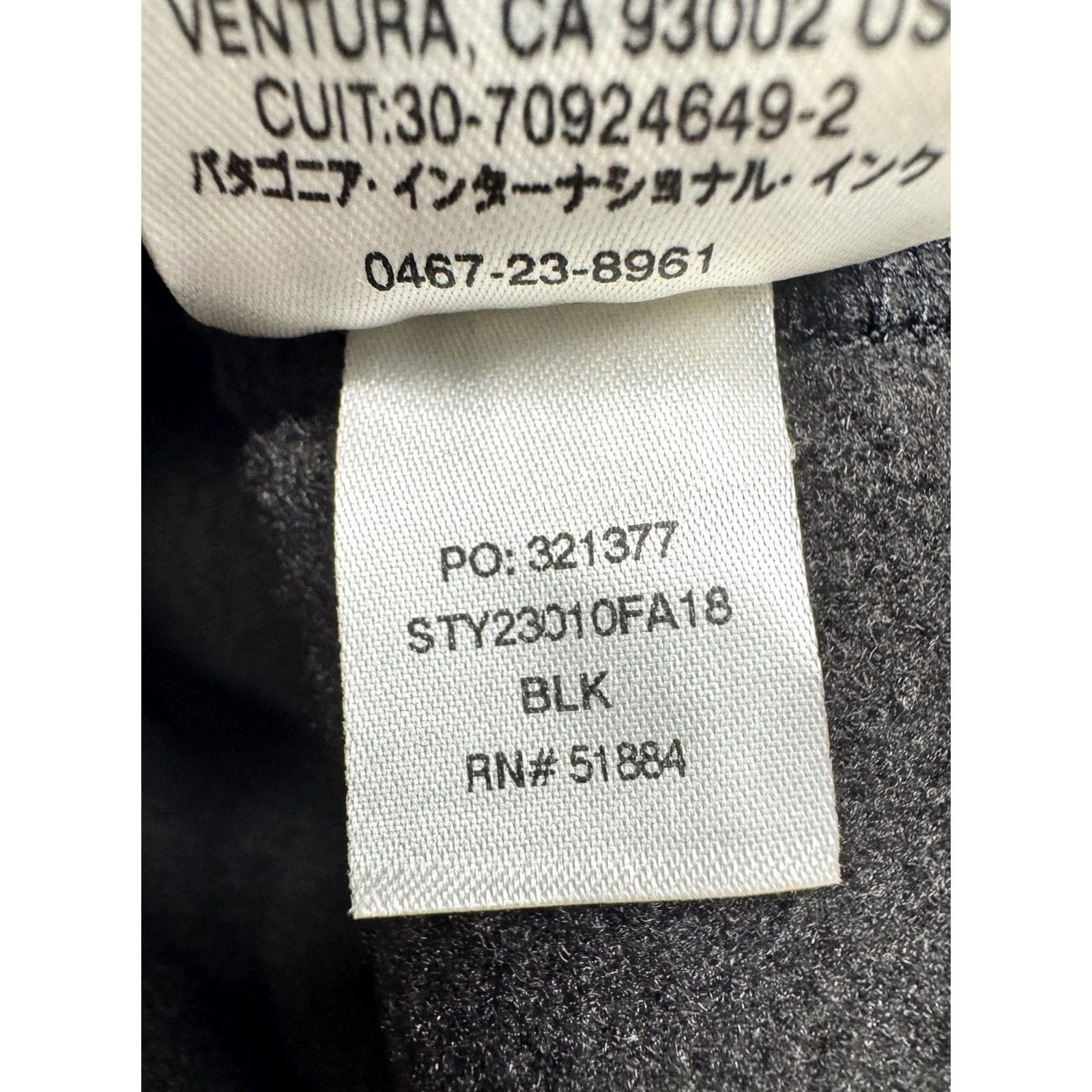 Patagonia VINTAGE? No. Patagonia Synchilla Fleece Vest Mens L Black Full Zip Checkpoint Tech Size US L / EU 52-54 / 3 - 7 Thumbnail