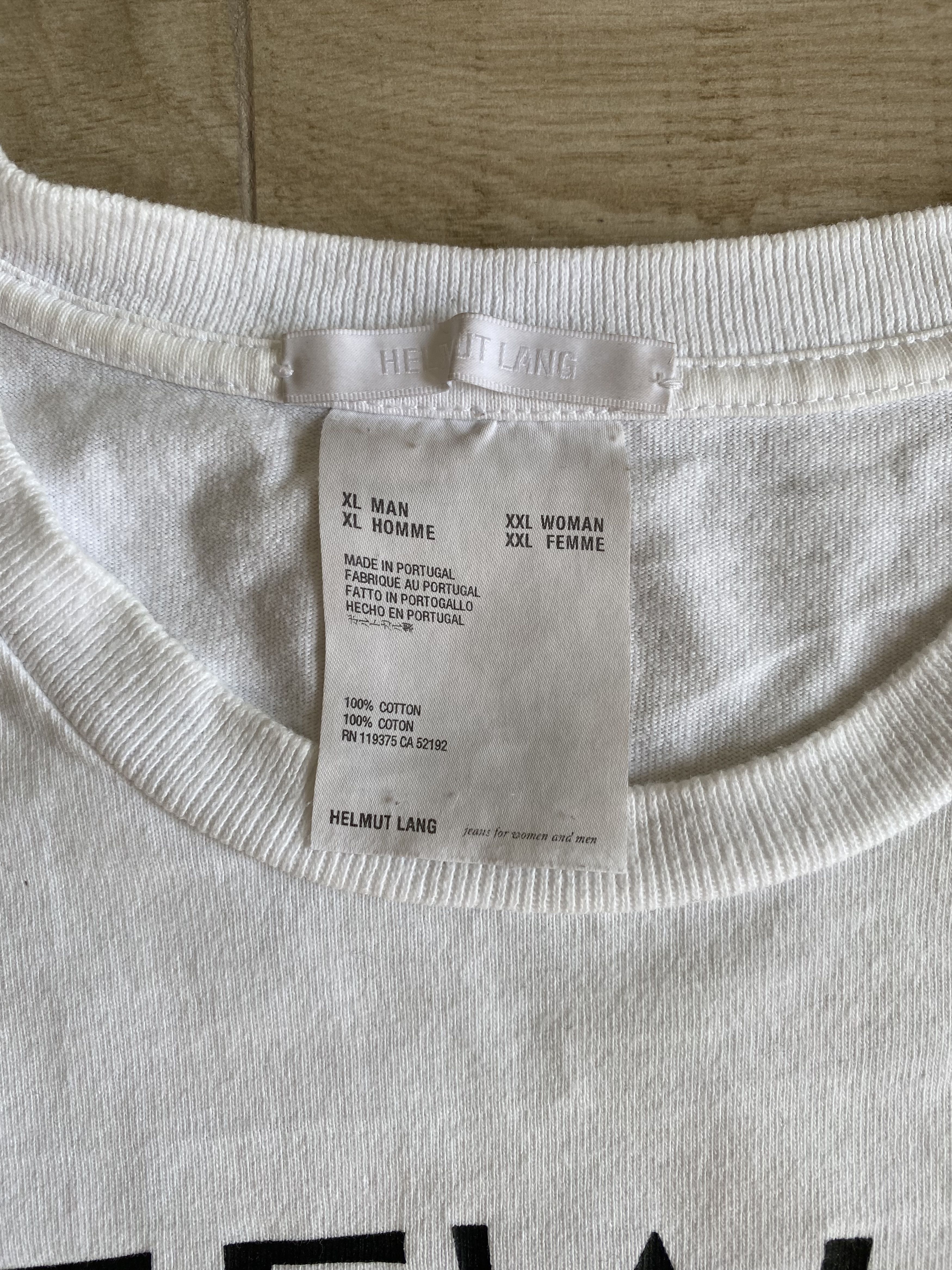 Helmut Lang HELMUT LANG Tee Size US XL / EU 56 / 4 - 2 Thumbnail