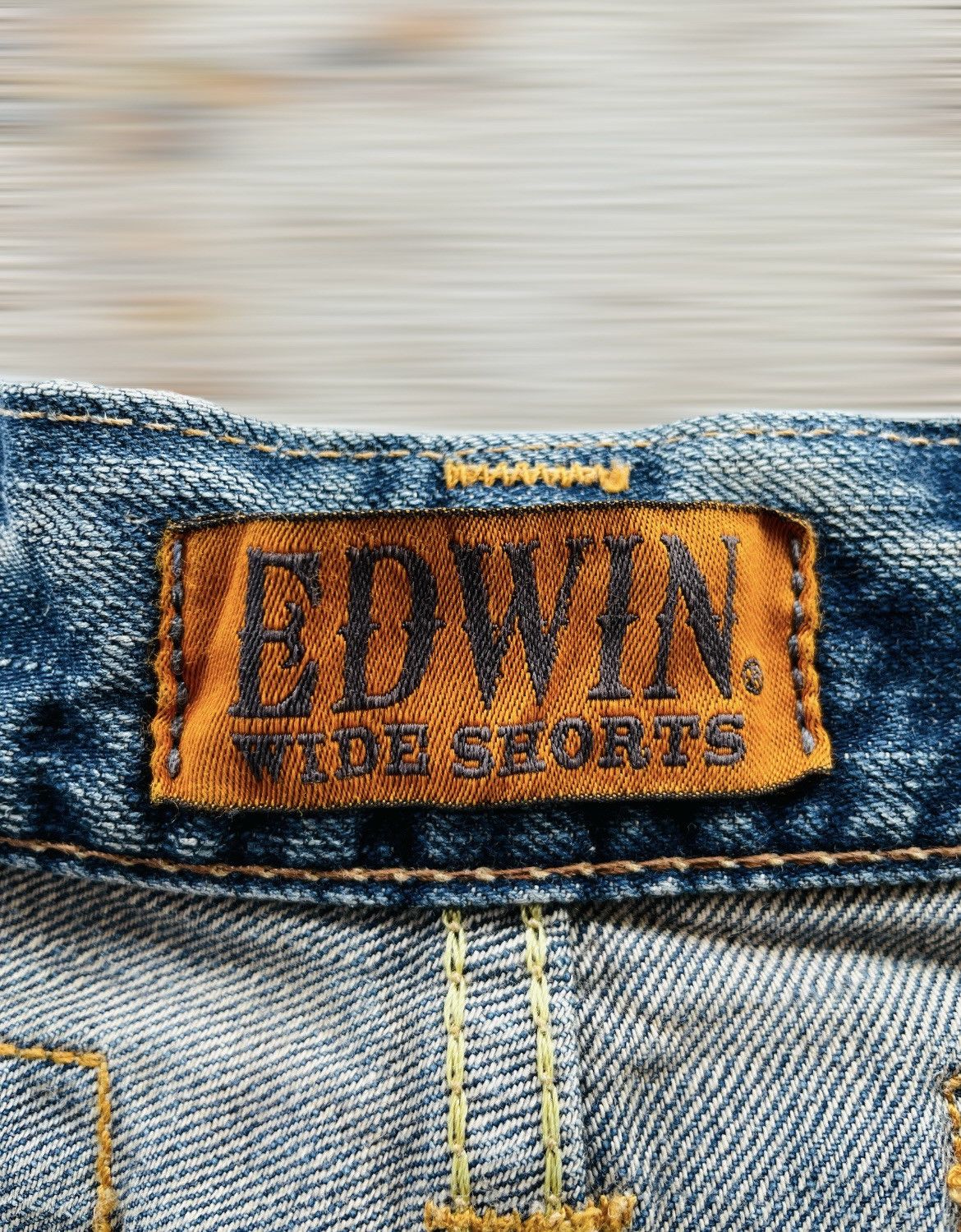 Edwin × Japanese Brand EDWIN WIDE SHORT BUCKLE BACK JEANS Size US 32 / EU 48 - 8 Thumbnail