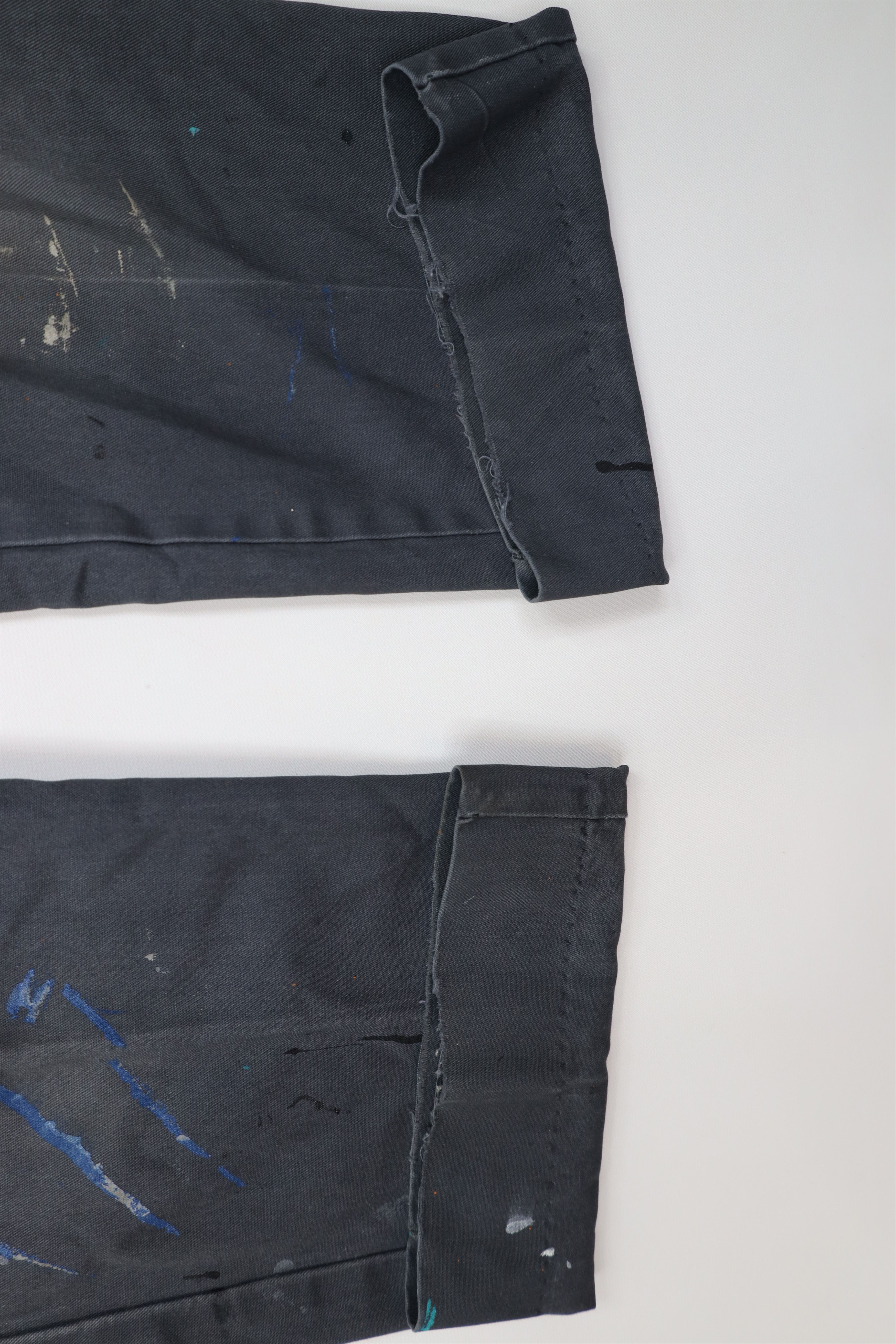 Vintage Vintage 90s Streetwear Workwear Mechanic Chino Pants Gray Size US 32 / EU 48 - 5 Thumbnail