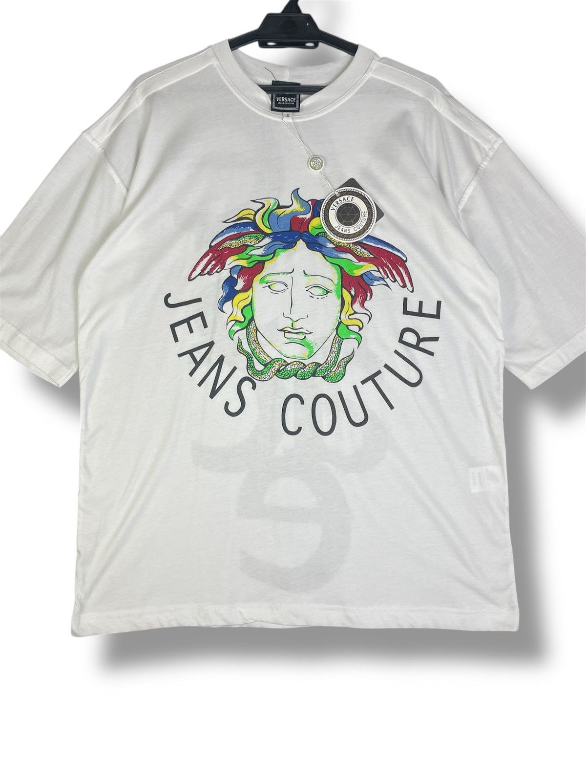 Versace 🔥Rare Vintage Versace Jeans Couture Medusa Head With Tag Size US S / EU 44-46 / 1 - 4 Thumbnail