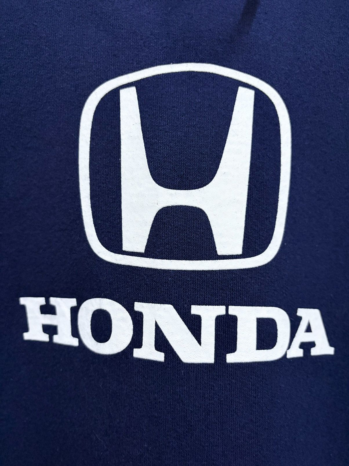 Japanese Brand 2000's JDM Honda / Wangan Midnight Racing Navy Hoodie Size US L / EU 52-54 / 3 - 4 Thumbnail