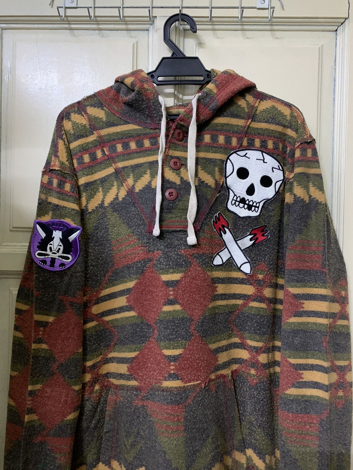 HYDROGEN × Japanese Brand 💥Final Drop💥Vintage Hydrogen Navajo Sweater Hoodie Size US XL / EU 56 / 4 - 2 Thumbnail