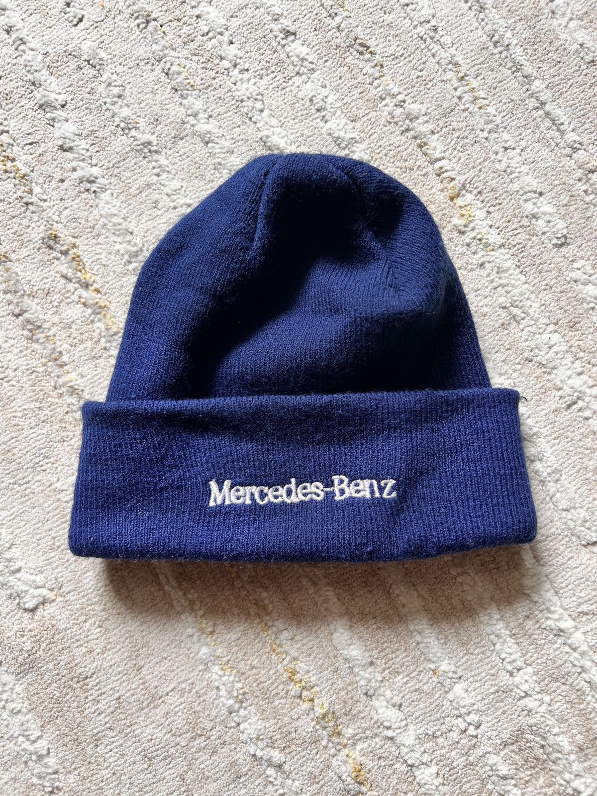 Mercedes-Benz Mercedes Benz Embroided Beanie Hat Size ONE SIZE - 2 Thumbnail