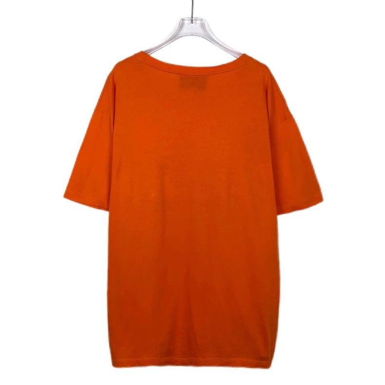 Gucci Gucci Logo letter printed round neck orange cotton short-sl Size US XL / EU 56 / 4 - 2 Thumbnail