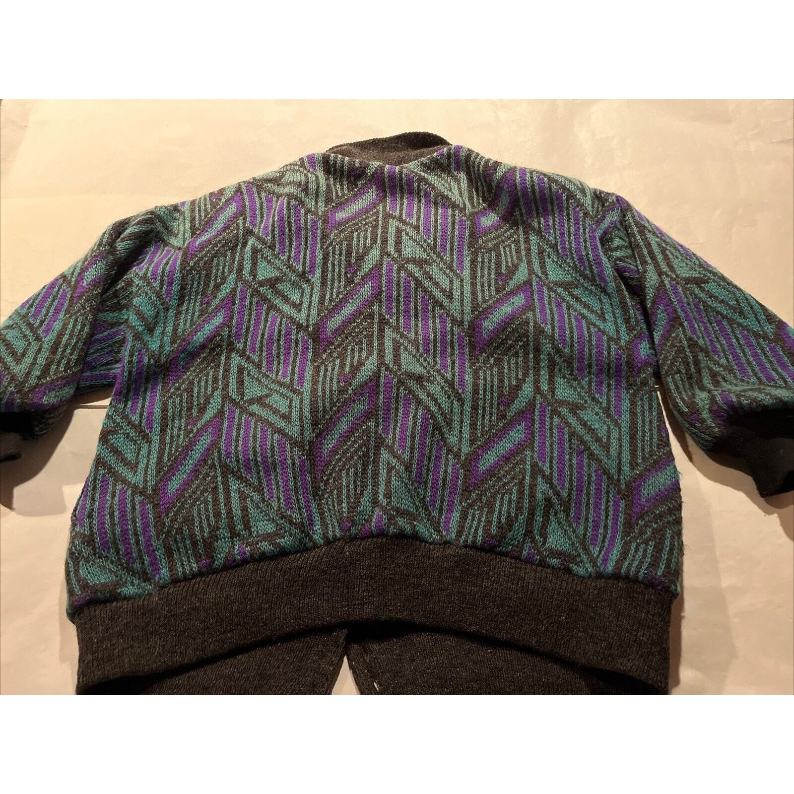 Tundra Tundra Canada Vintage Men’s XL Green Geometric Wool Sweater Size US XL / EU 56 / 4 - 13 Thumbnail