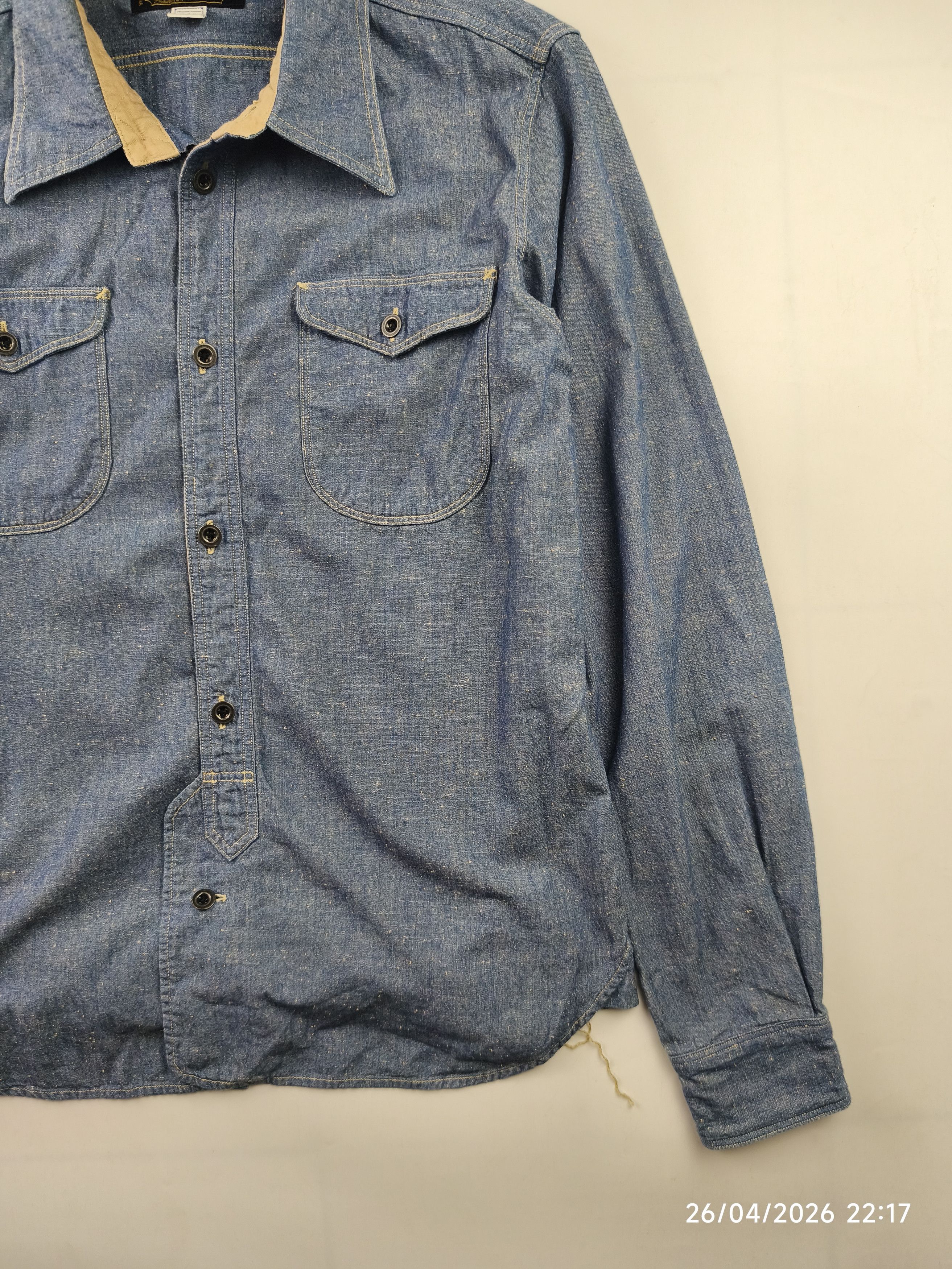 Orgueil Orgueil - studio d'artisan - classic chambray work shirt Size US S / EU 44-46 / 1 - 5 Thumbnail