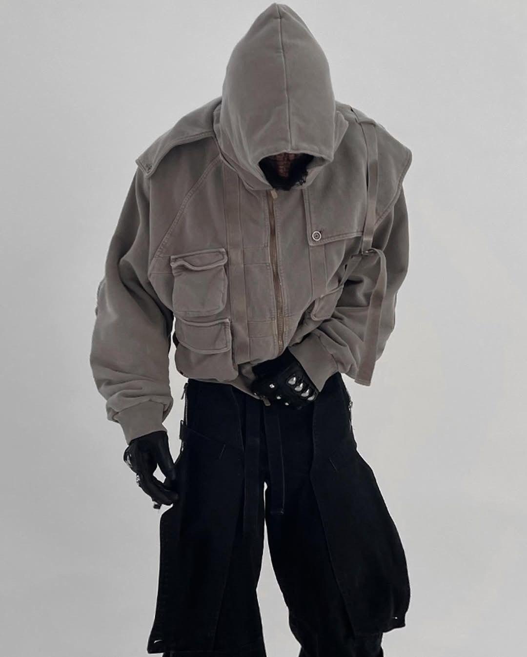 SHINE LUXURY Shine Luxury “SANGUINE” Layered Navigator Zipper Hoodie Size US S / EU 44-46 / 1 - 2 Thumbnail