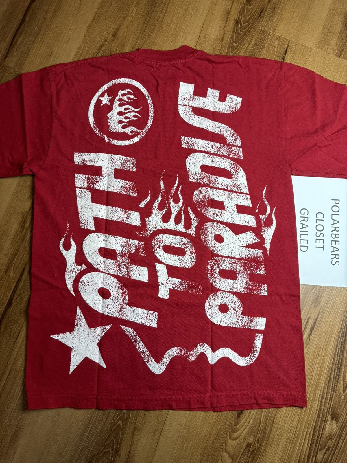 HELLSTAR Hellstar Jesus Emblem Path to Paradise Tee Size US M / EU 48-50 / 2 - 2 Thumbnail