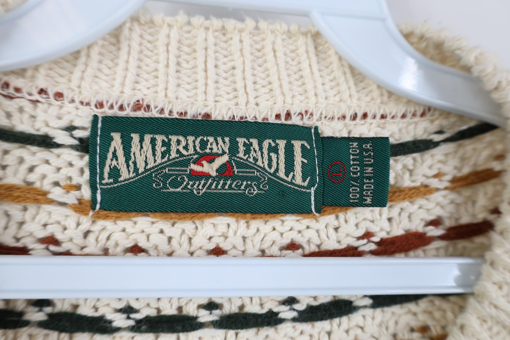 American Eagle Outfitters Vintage 90s American Eagle Outfitters Knit Sweater USA Size US L / EU 52-54 / 3 - 5 Thumbnail