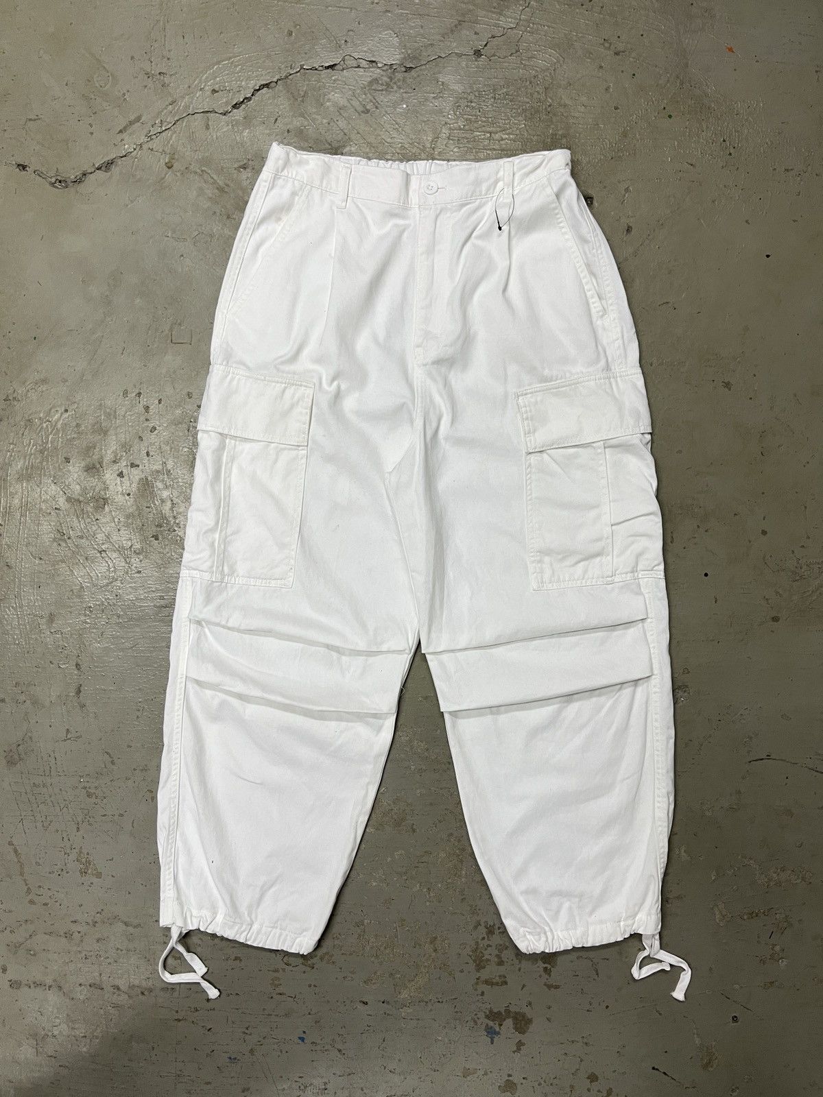 Beauty Beast × Japanese Brand Vintage Balloon Super Wide Cargo Cotton Parachute Pants Size US 30 / EU 46 - 2 Thumbnail