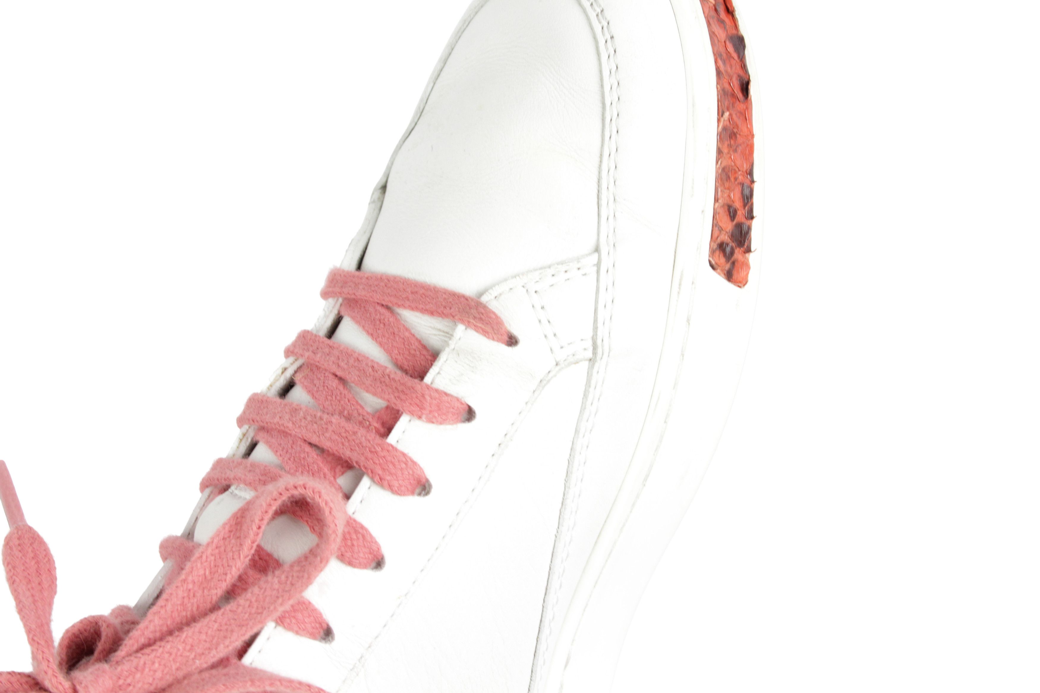 Gucci Python Snake Skin Leather Hi-Top Sneakers Size US 7 / IT 37 - 7 Thumbnail