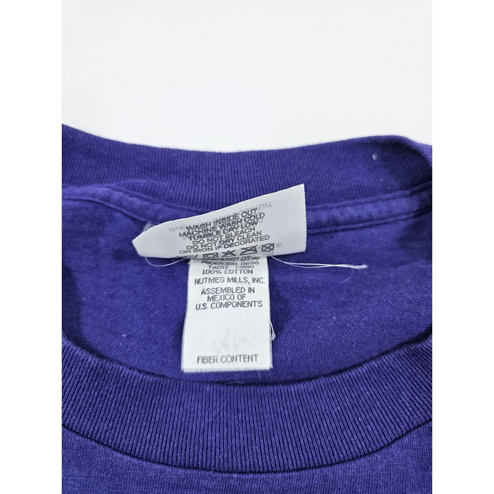 CSA 90s Minnesota Vikings Purple Pride T-Shirt Purple CSA Sz XL Size US XL / EU 56 / 4 - 4 Thumbnail