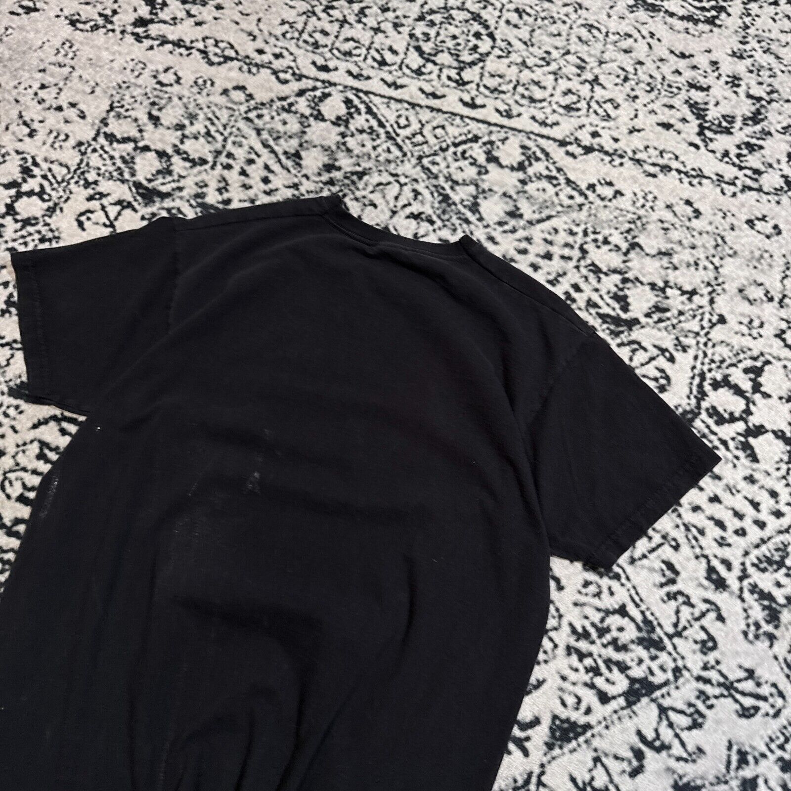 Vintage Vintage Black Cotton T-Shirt Size M Olympia Olymp Zeus 90s Size M / US 6-8 / IT 42-44 - 11 Thumbnail