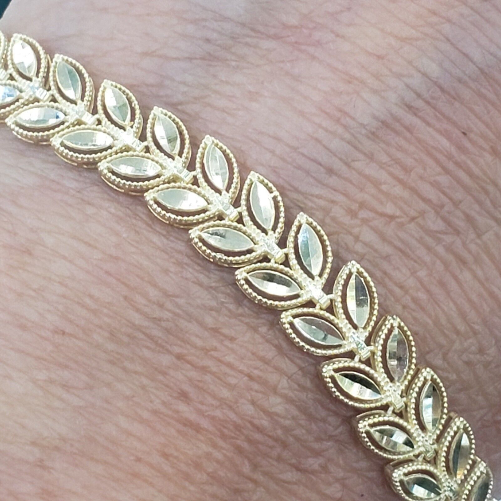 The Unbranded Brand real 14k gold bracelet adjustable Size ONE SIZE - 2 Thumbnail