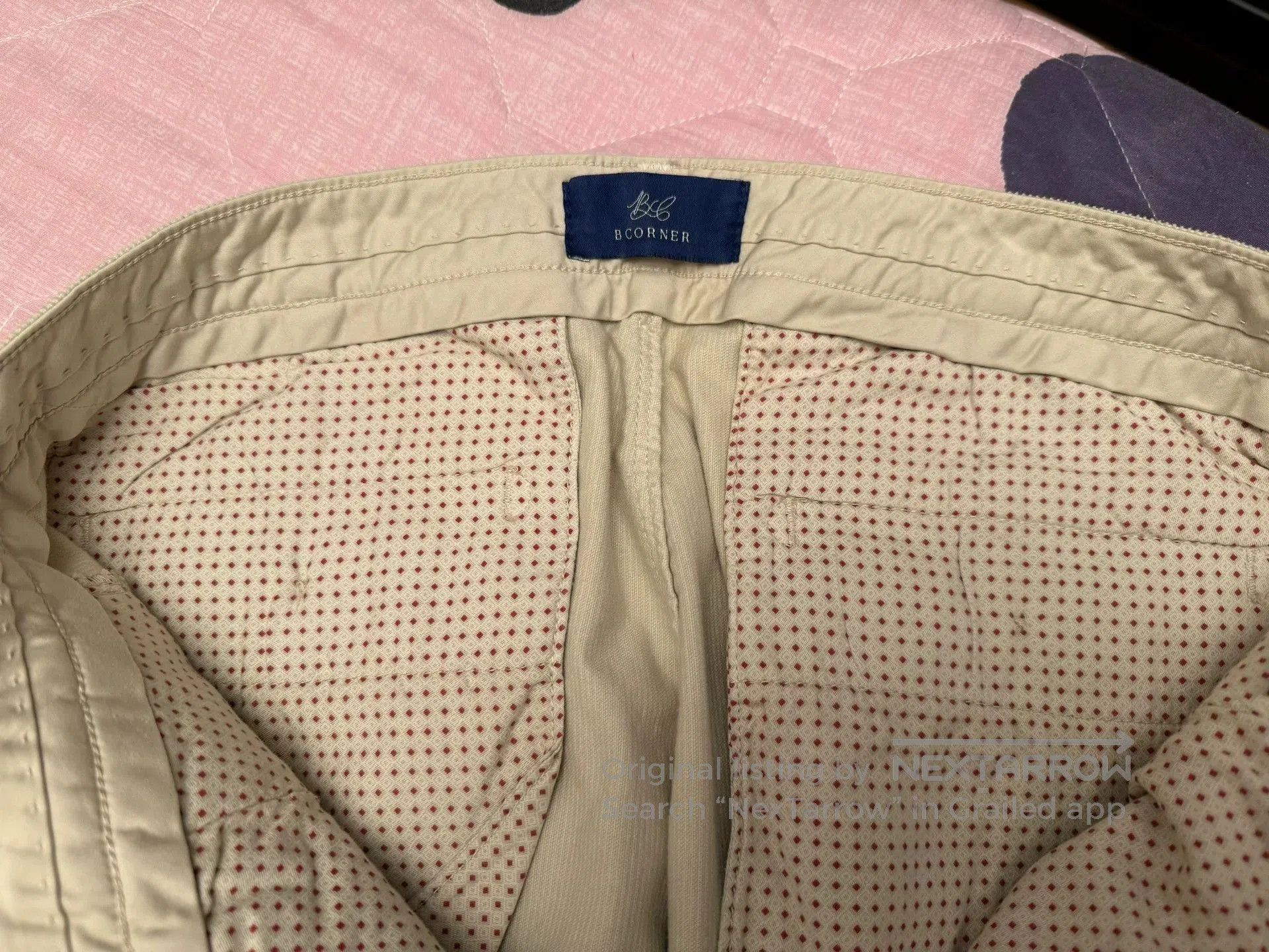 Other White Striped Corduroy Pants by B Corner. Size US 35 - 2 Thumbnail