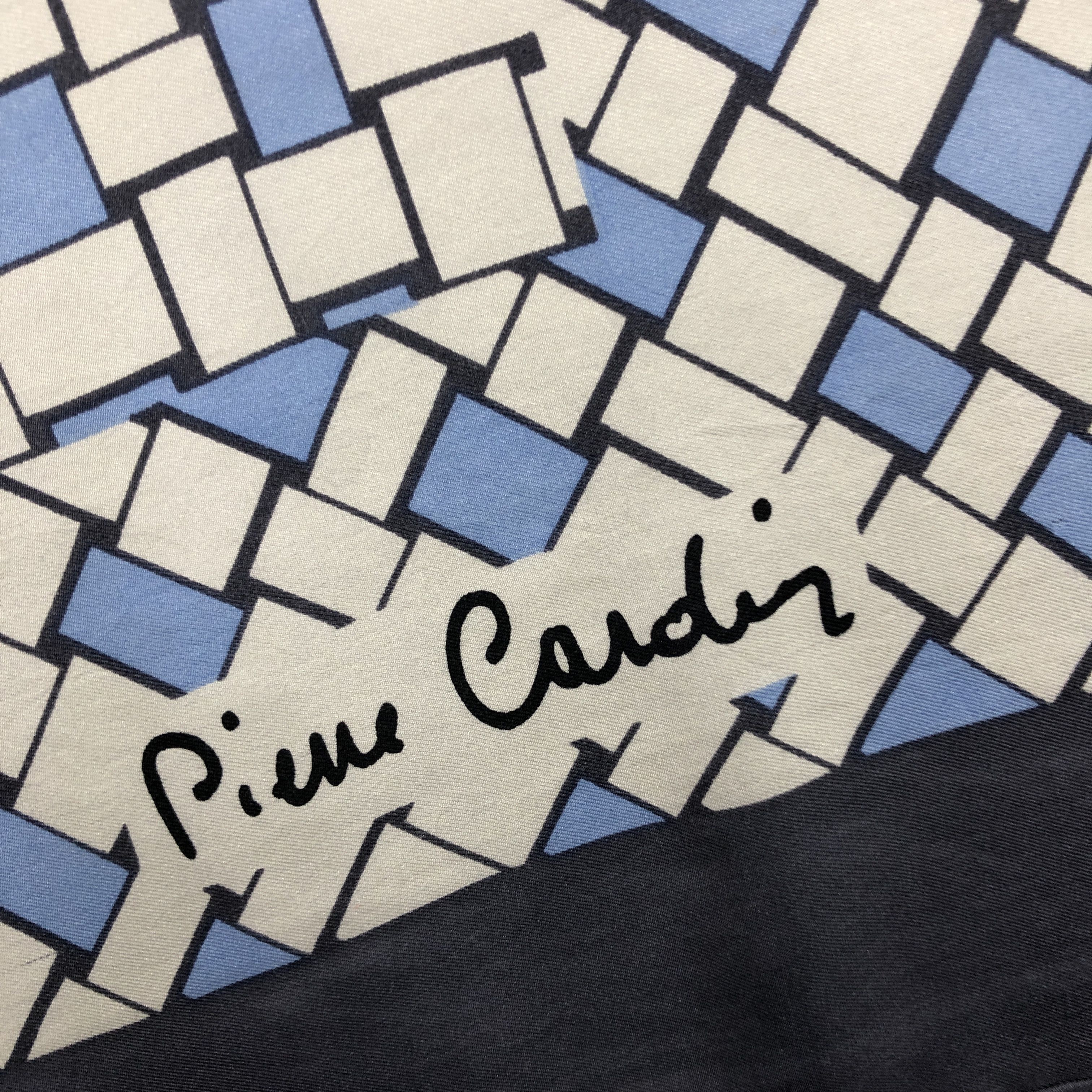 Pierre Cardin × Vintage Vintage Pierre Cardin SILK Scarf Twill Stole Wraps Scarves Size ONE SIZE - 4 Thumbnail