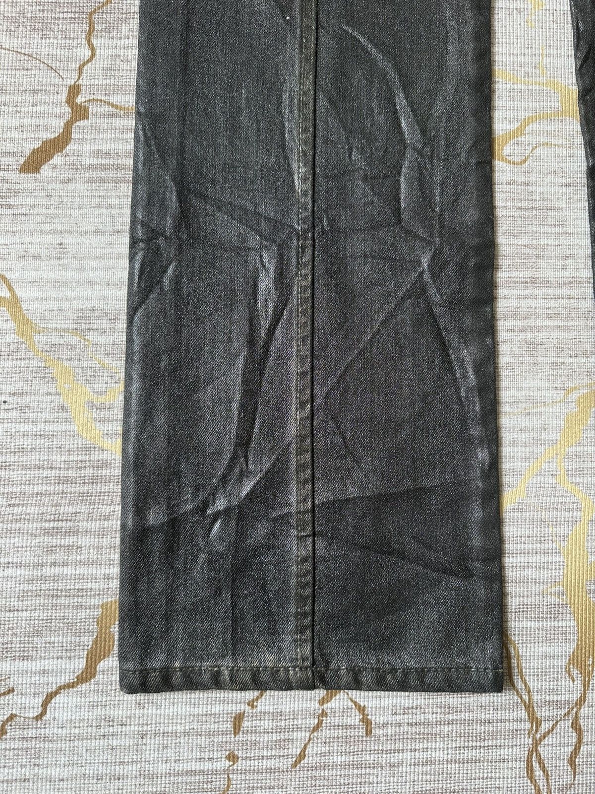 Japanese Brand Japanese Brand Waxed Denim Rick Owens Style Size US 31 - 9 Thumbnail