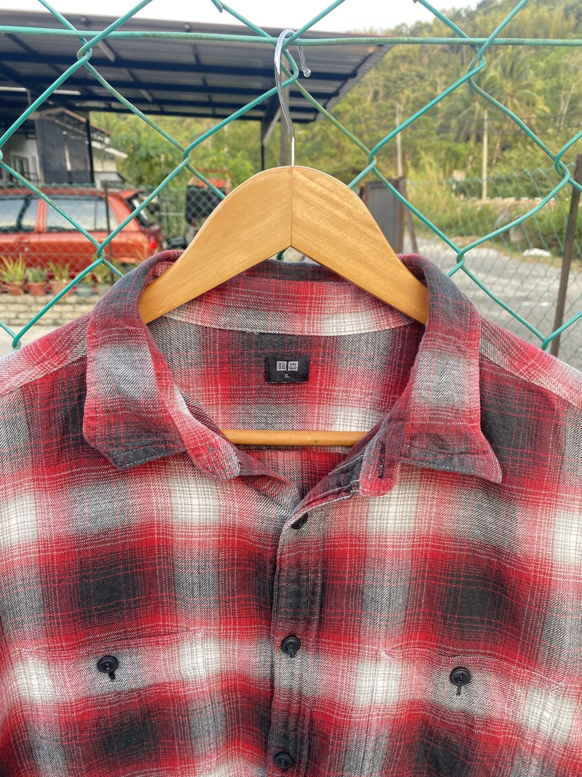 Uniqlo Uniqlo shadow plaid kurt cobain style Size US XL / EU 56 / 4 - 3 Thumbnail