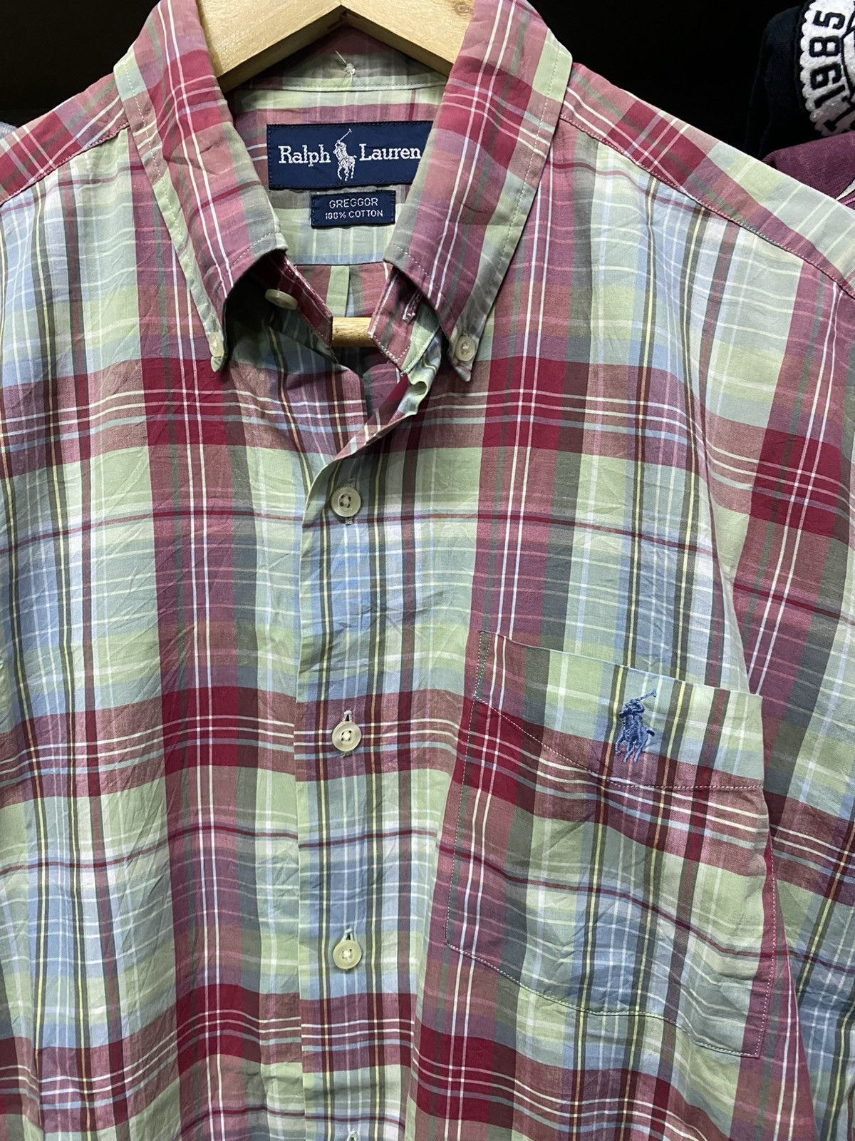Polo Ralph Lauren × Ralph Lauren × Vintage Vintage Polo Ralph Lauren flannel shirt button up Size US L / EU 52-54 / 3 - 2 Thumbnail