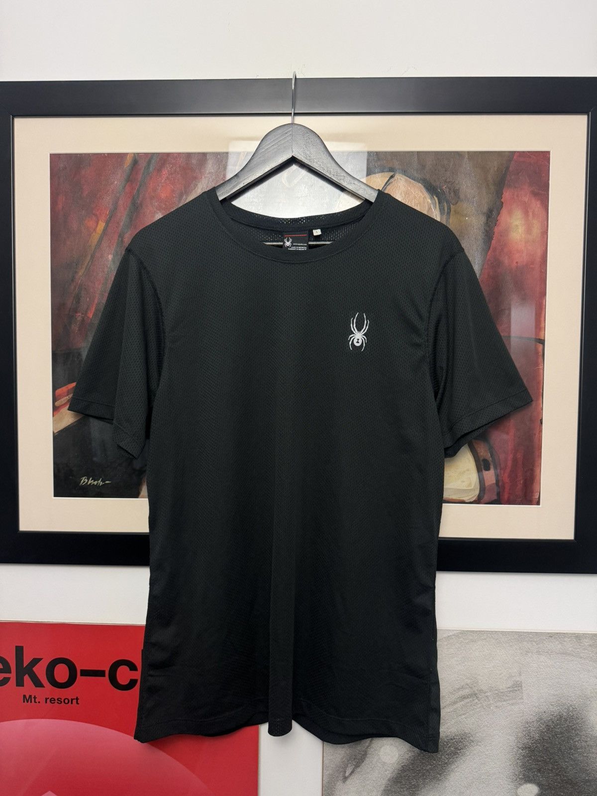 Spyder Vintage Y2k Spyder Spiderweb Active Top Spider Sport Tshirt Size US L / EU 52-54 / 3 - 1 Thumbnail