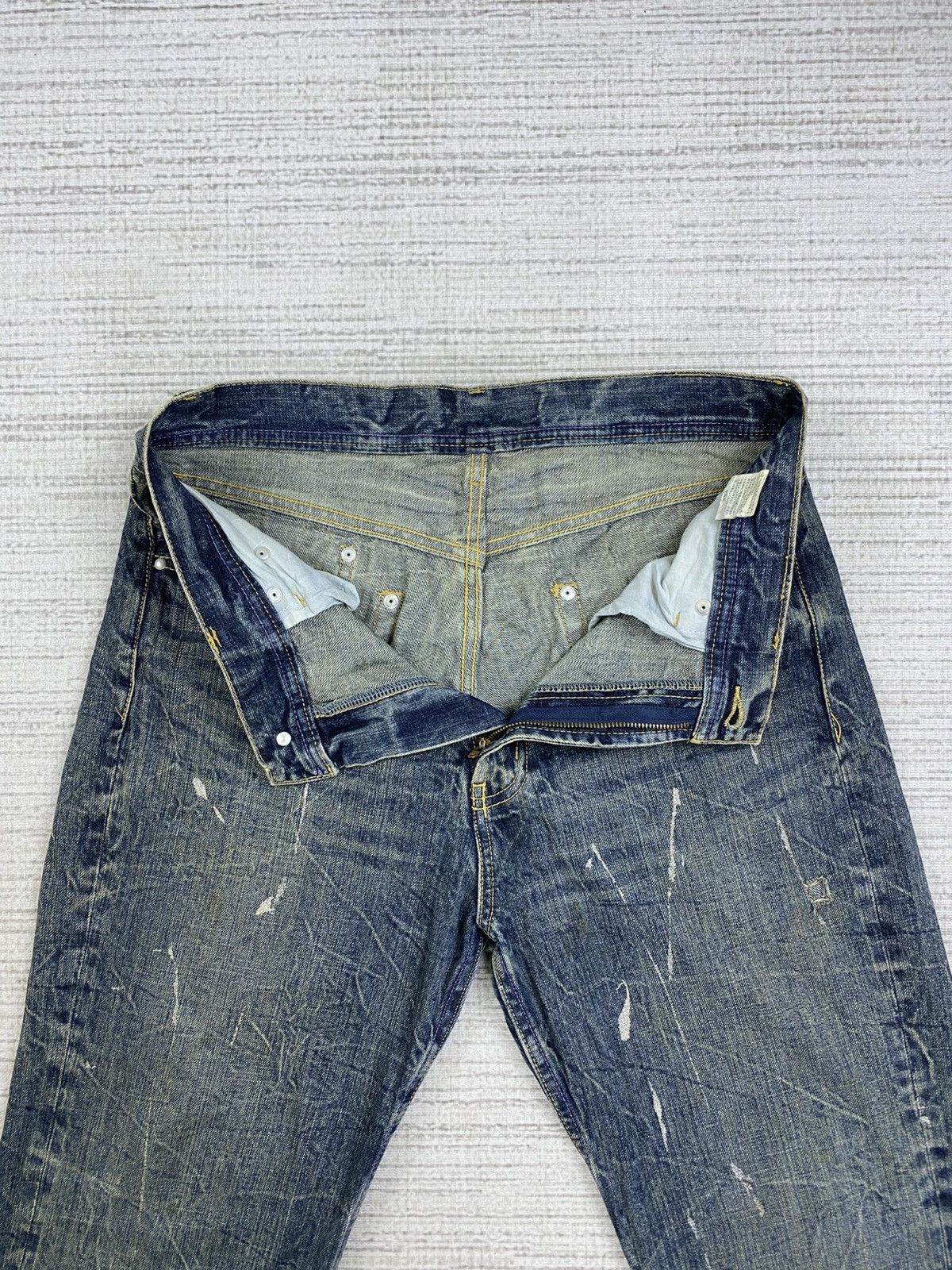 GOA Vintage Flared Japanese Brand Paint Splatter Denim Pants Size US 32 / EU 48 - 7 Thumbnail