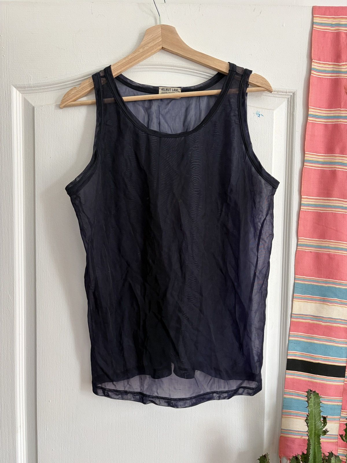 Helmut Lang Vintage See thought iridiscent underwear tank top Size US M / EU 48-50 / 2 - 1 Thumbnail