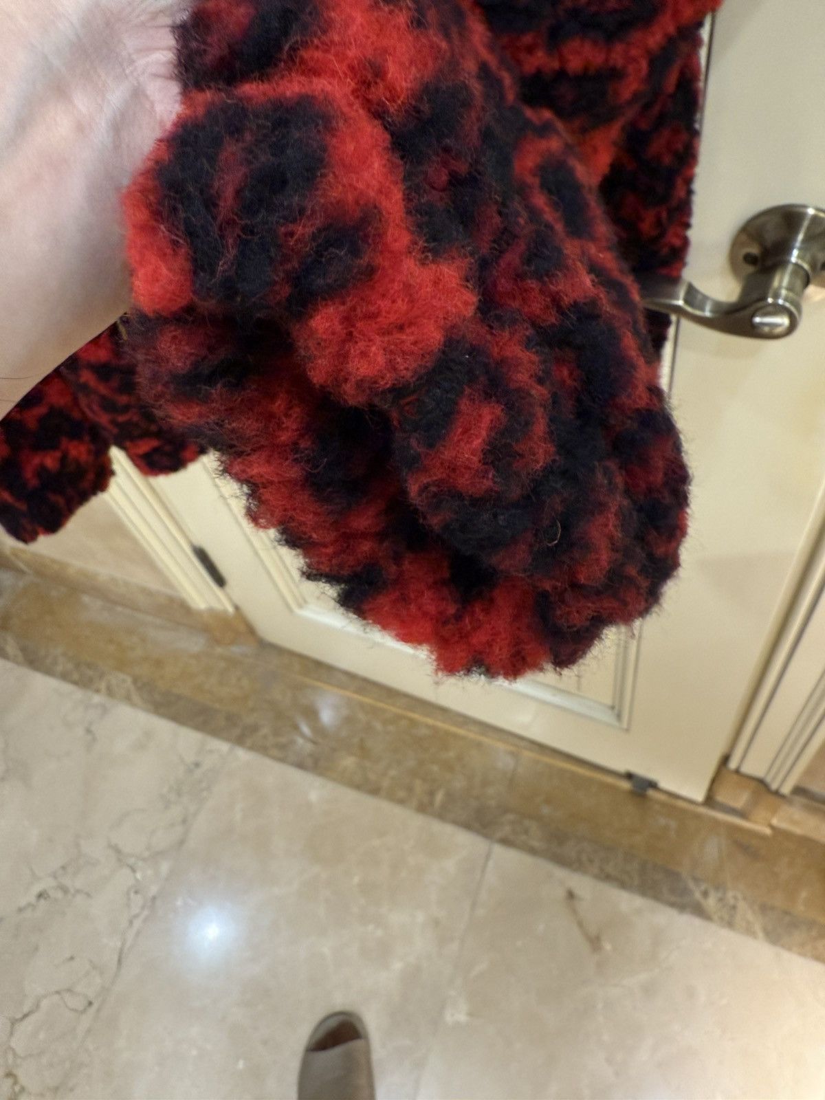 Alexander McQueen Leopard print fleece sweatshirt size M Size US M / EU 48-50 / 2 - 10 Thumbnail