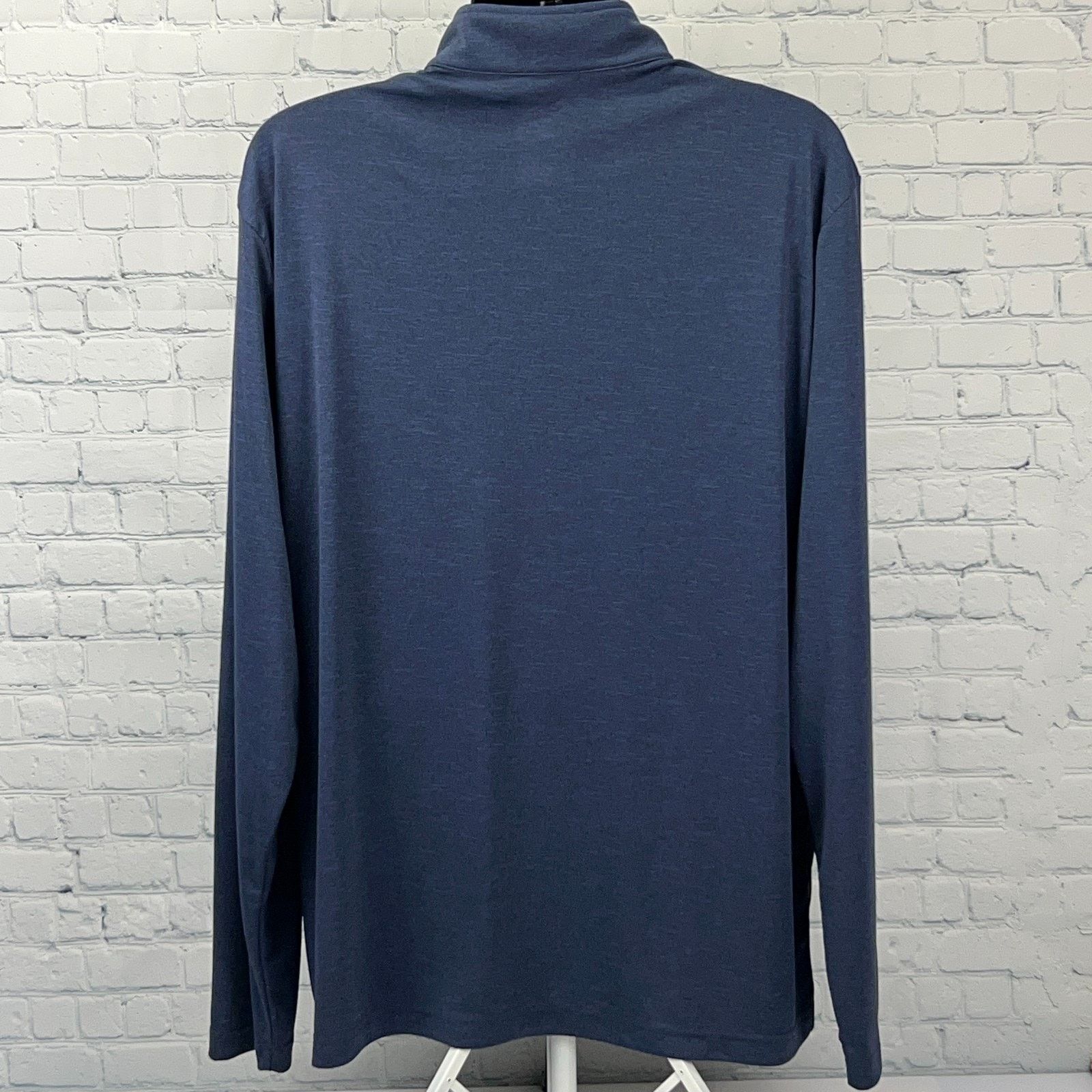 Other Husqvarna 1/4 Quarter Zip Shirt Logo Long Sleeve Blue 3XL Size US XXL / EU 58 / 5 - 3 Thumbnail