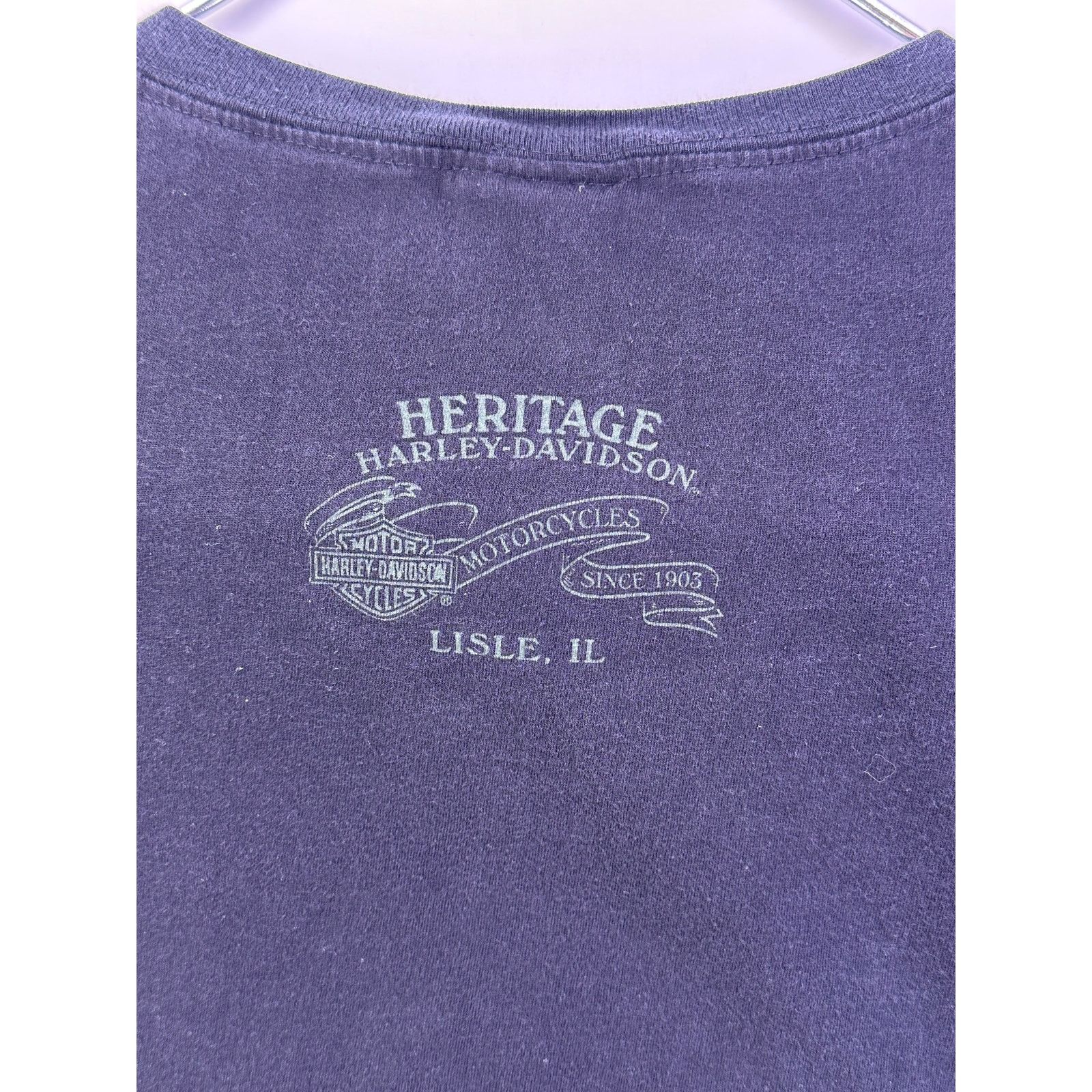 Harley Davidson 2007 Harley Davidson Womens Longsleeve Lisle IL Size Medium Size M / US 6-8 / IT 42-44 - 12 Thumbnail