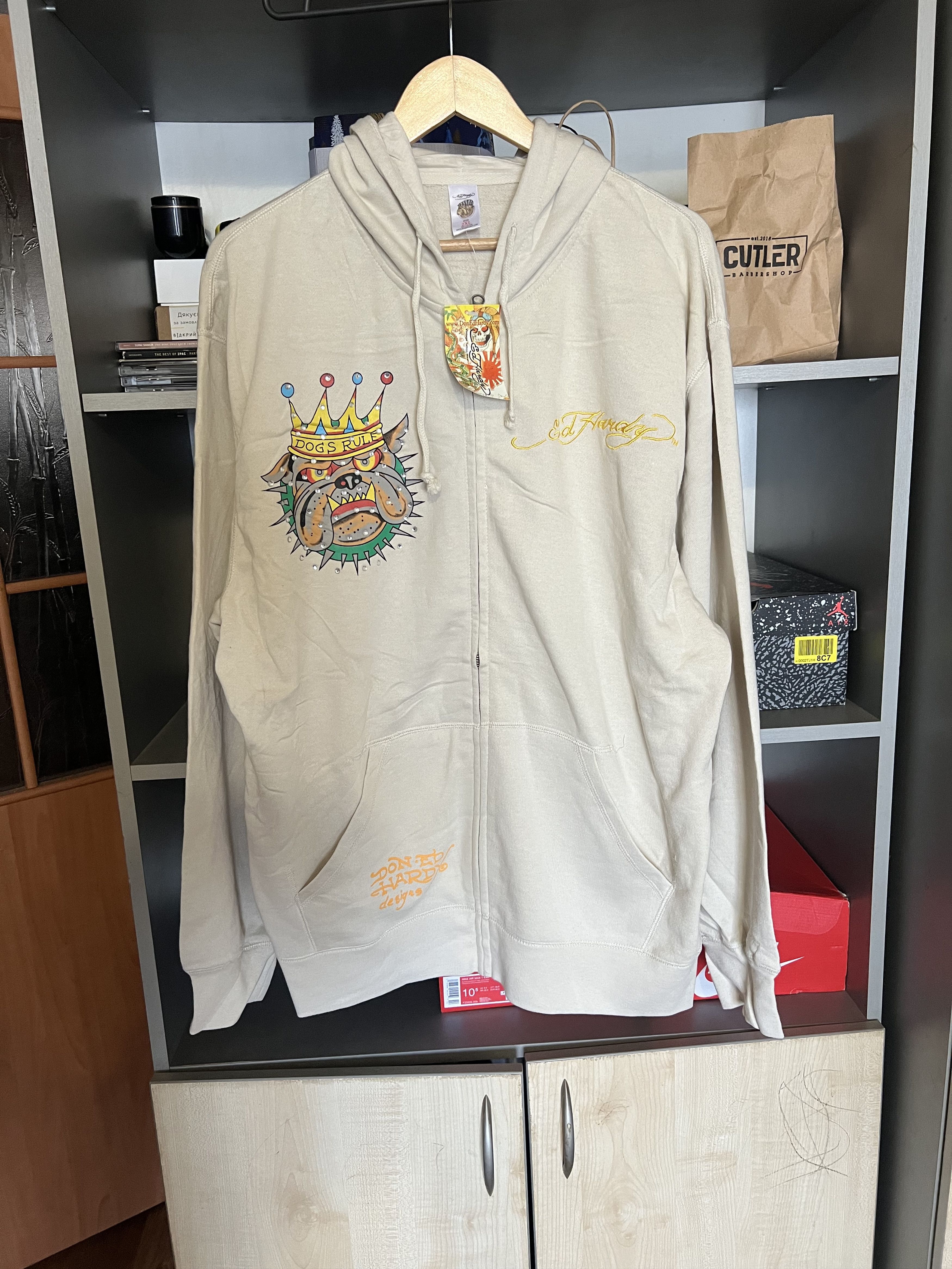 Ed Hardy Vintage Ed Hardy by Christian Audigier Designer Hoodie Y2K Size US XL / EU 56 / 4 - 2 Thumbnail