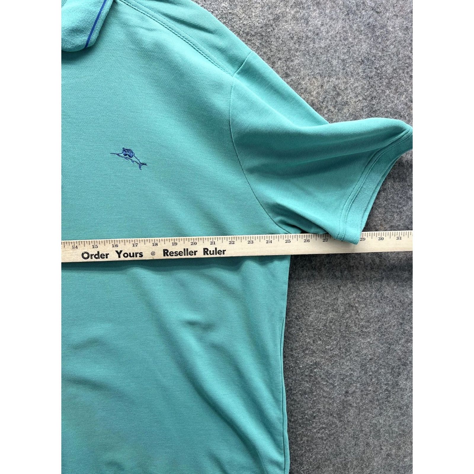 Tommy Bahama Tommy Bahama IslandZone Polo Shirt Mens XL Green Solid Marlin Logo Golf Casual Size US XL / EU 56 / 4 - 5 Thumbnail