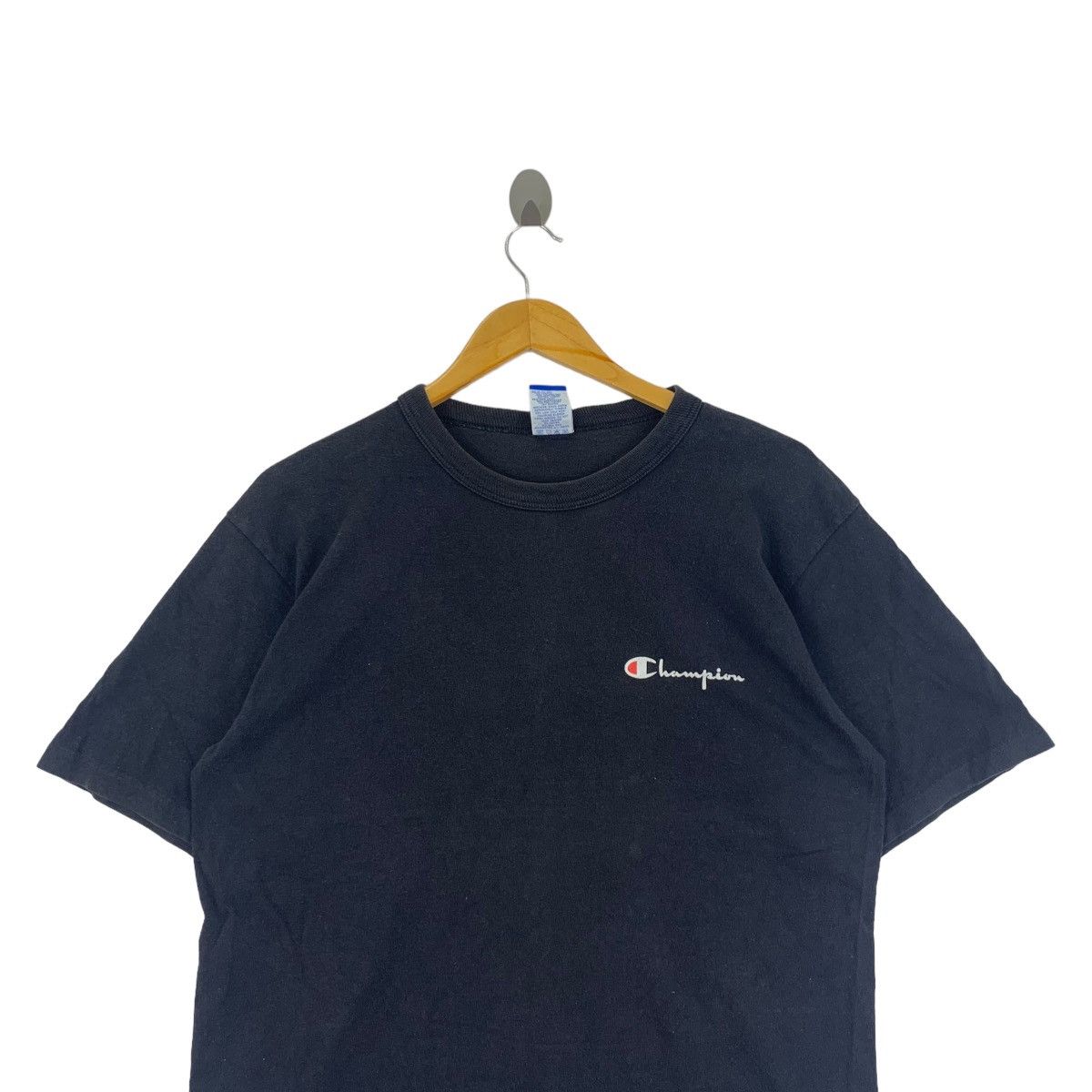 Champion Vintage 90’ CHAMPION SCRIPT Logo Single Stitches Tee Shirt Size M / US 6-8 / IT 42-44 - 2 Thumbnail