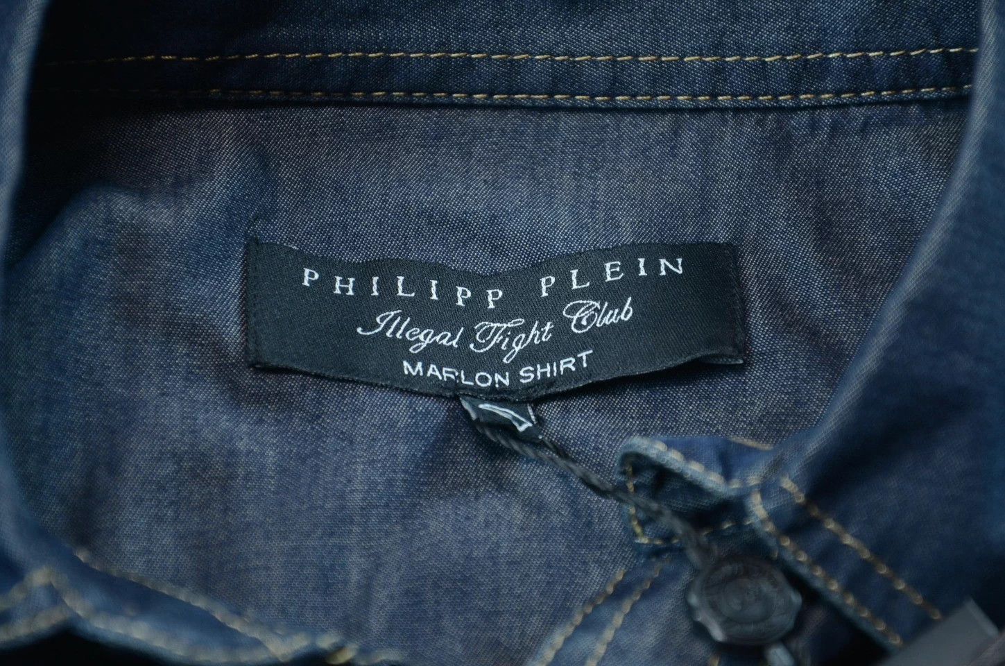 Philipp Plein Philipp Plein PP Washed Distressed Denim Shirt Jacket S Size US S / EU 44-46 / 1 - 6 Thumbnail