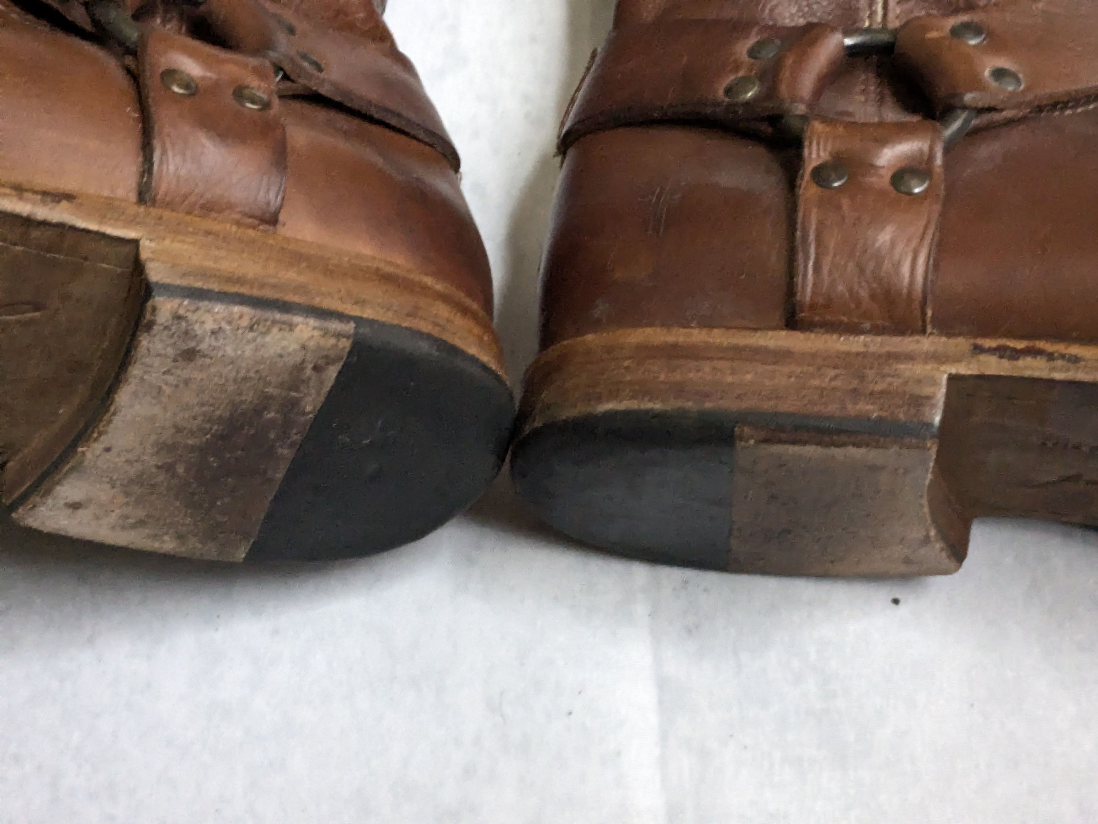 Frye Frye Harness Boots Brown Leather 10 D Motorcycle Biker Size US 10 / EU 43 - 17 Thumbnail