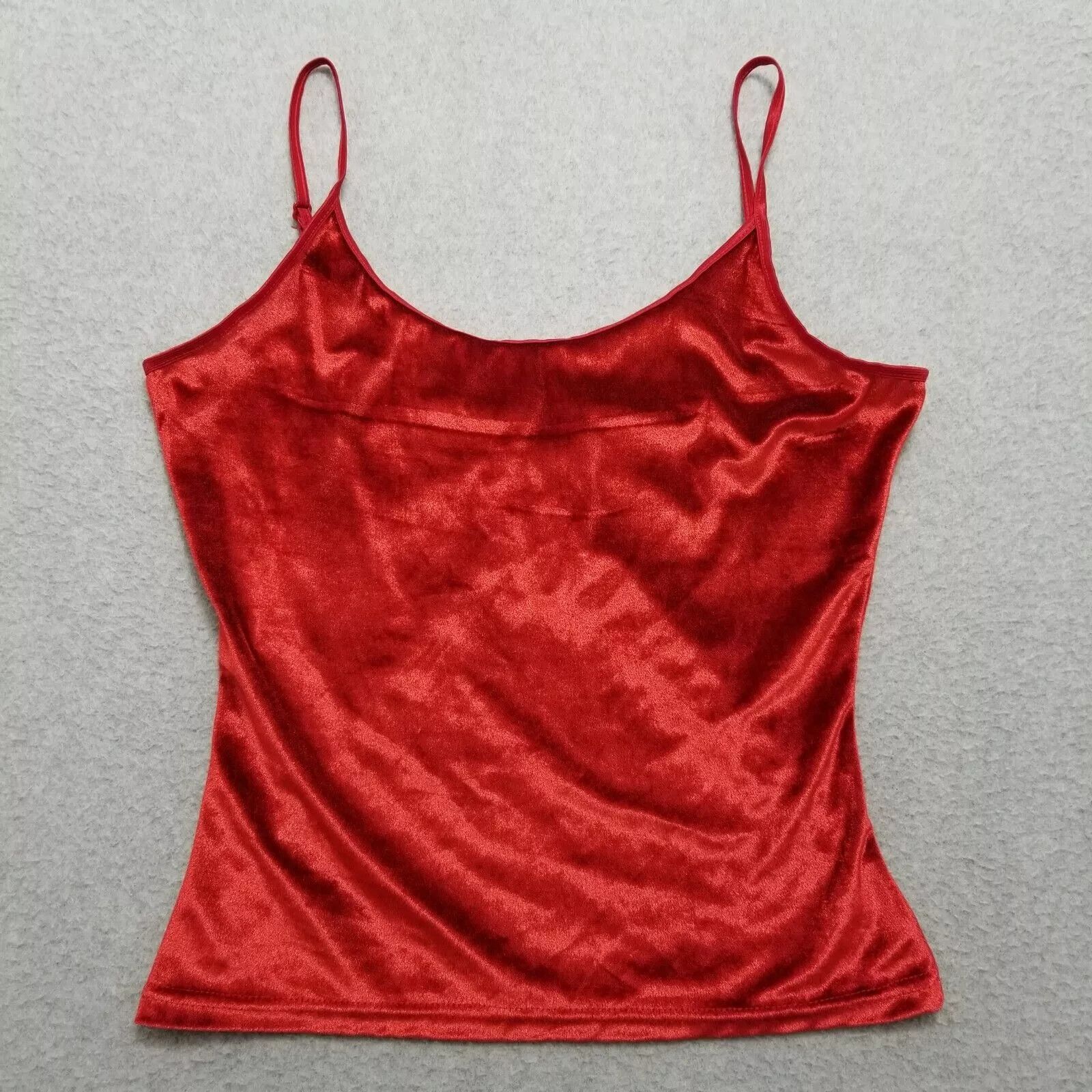 Other Rene Rofe Tank Top Womens Medium Red Velour Lingerie Size M / US 6-8 / IT 42-44 - 1 Thumbnail
