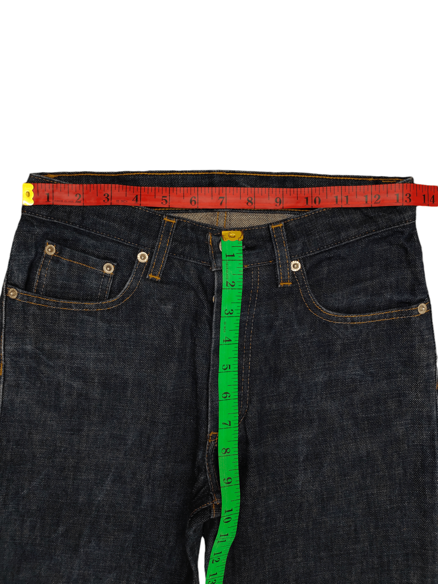 Helmut Lang 90s Helmut Lang Italian Cut Classic Raw Denim Jeans Size US 27 - 8 Thumbnail