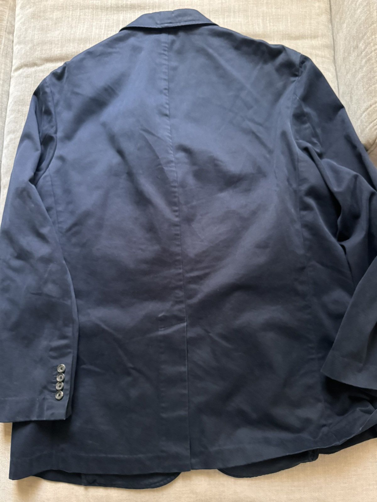 Polo Ralph Lauren Polo by Ralph Lauren Vintage Cotton Unconstructed Jacket Size 44L - 9 Thumbnail