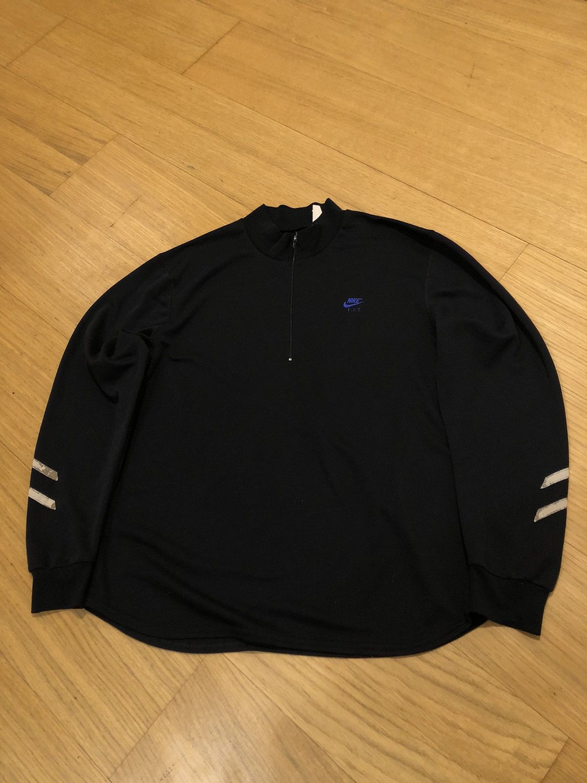 Nike × Vintage Vintage Nike 90s Dri Fit Made in USA Longsleeve(XL) Size US XL / EU 56 / 4 - 6 Thumbnail