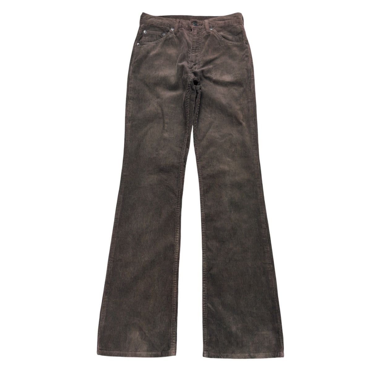 Levi's Vintage Levis 517 Brown Corduroy Flare Jeans Hedi Slimane Size US 28 / EU 44 - 1 Thumbnail