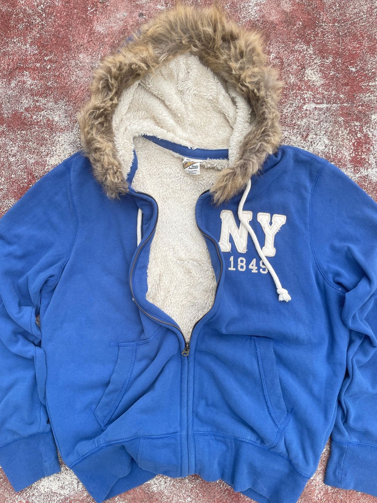 Who A.U. Y2k WHO A.U california 1849 fur hoodie i6w9 igb style Size US L / EU 52-54 / 3 - 4 Thumbnail