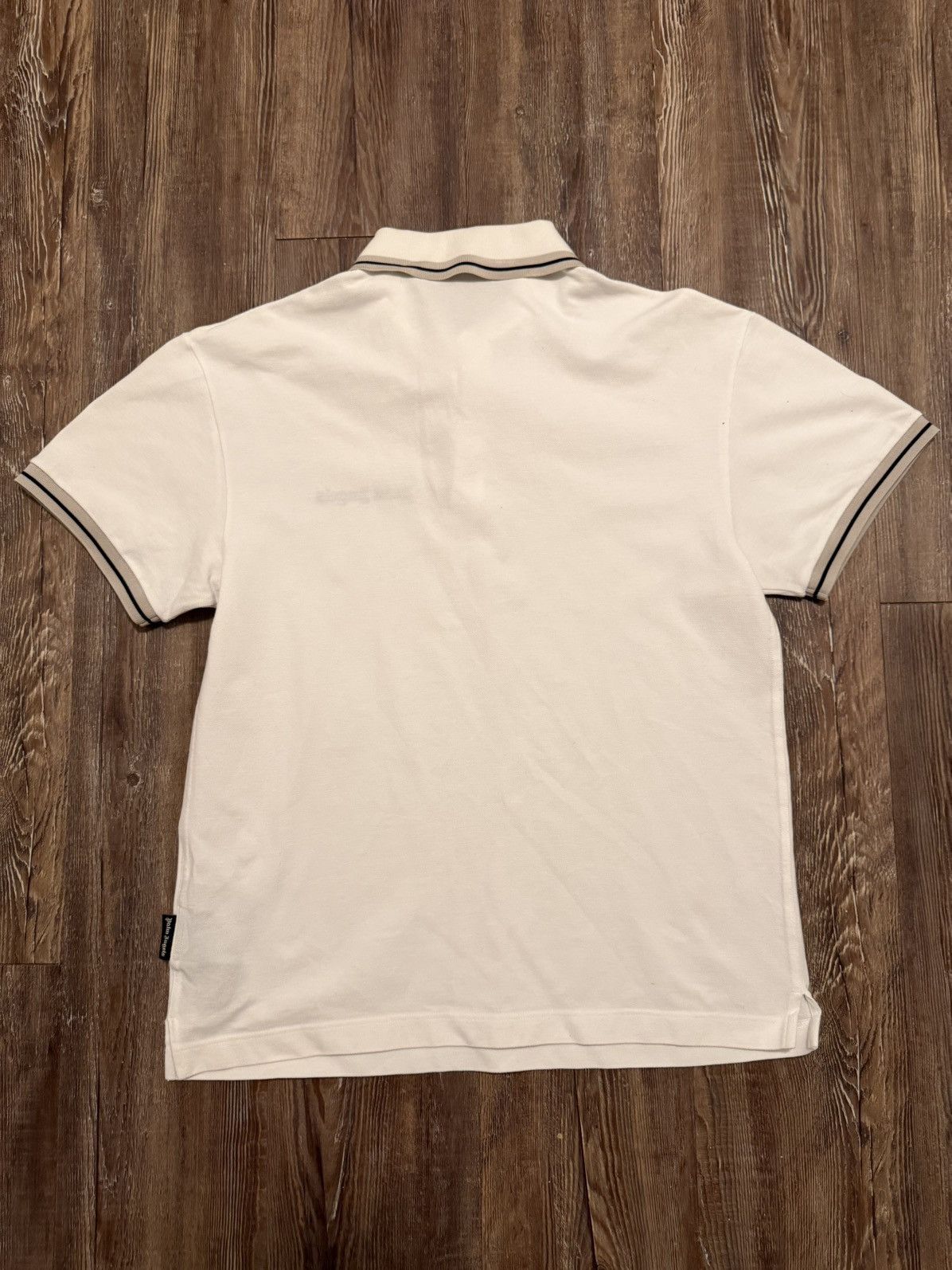 Palm Angels Palm Angels Polo White/Black Shirt Size US L / EU 52-54 / 3 - 2 Thumbnail