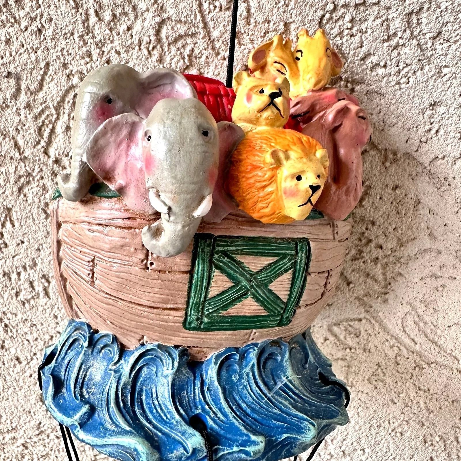 Handmade × Vintage Jim Shore Noahs Ark Windchimes New Vintage 1994 Christmas An Size ONE SIZE - 1 Thumbnail