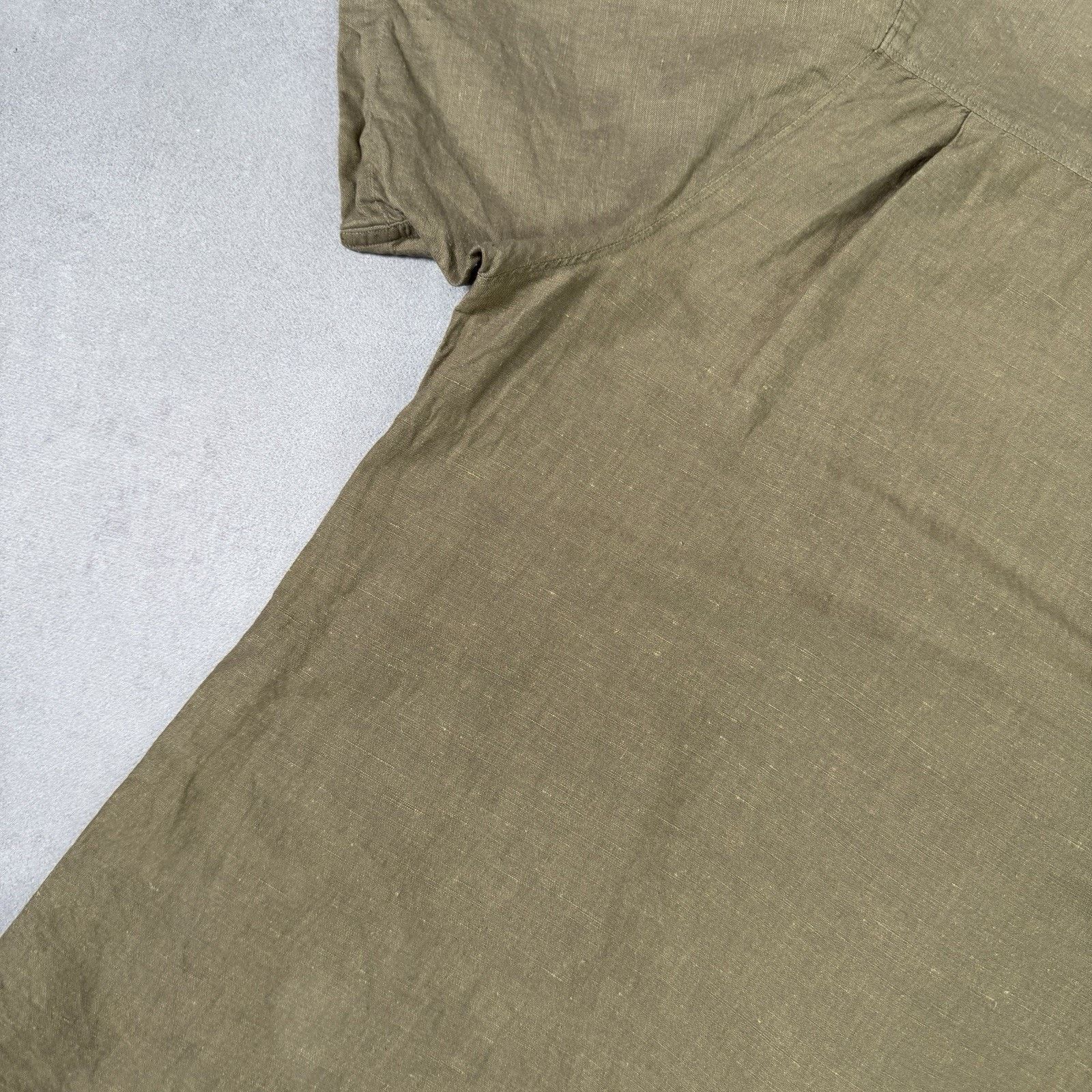 DKNY DKNY Donna Karan Men Linen/Cotton Men Shirt Button Up Size US XL / EU 56 / 4 - 17 Thumbnail