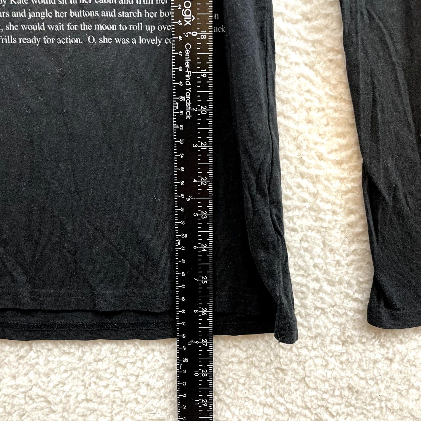 MOUSSY VINTAGE Cowboy Kate T-Shirt M Medium Graphic Sam Haskins Western Cowgirl Cyber Grunge Moussy Women T-Shirt Black Slim Casual Western Girls Size M / US 6-8 / IT 42-44 - 6 Thumbnail
