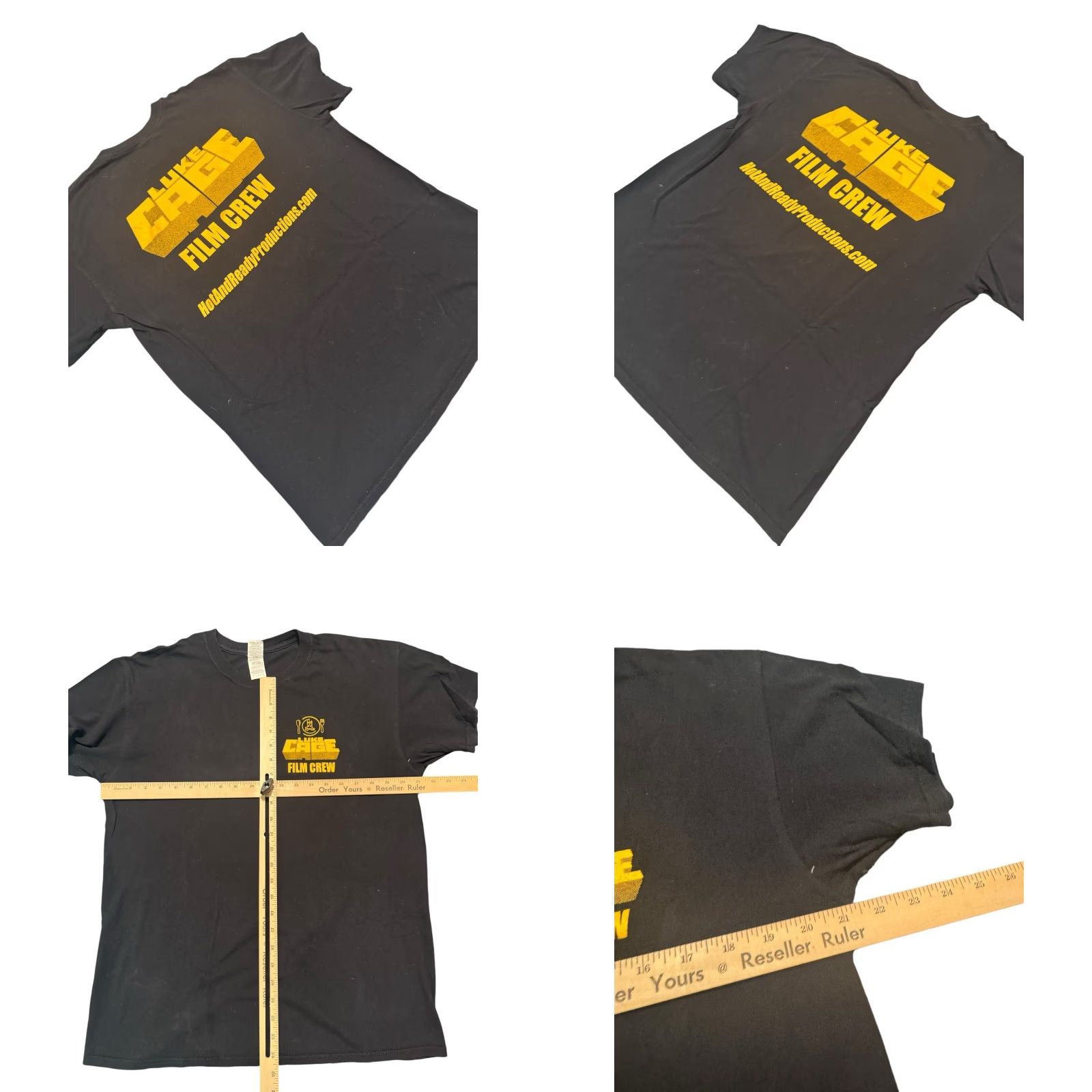 Gildan **RARE LUKES CAGE FILM CREW SHIRT SIZE LARGE BLACK GILDAN** User: **RARE LUKE CAGE FILM CREW SHIRT SIZE LARGE BLACK GILDAN** Size US L / EU 52-54 / 3 - 8 Thumbnail