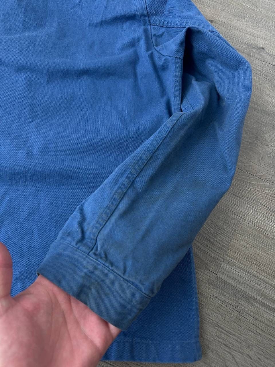 Japanese Brand × Vintage Vintage Japanese Blue Workwear 90’s Spilag Faded Shirt Size US L / EU 52-54 / 3 - 9 Thumbnail