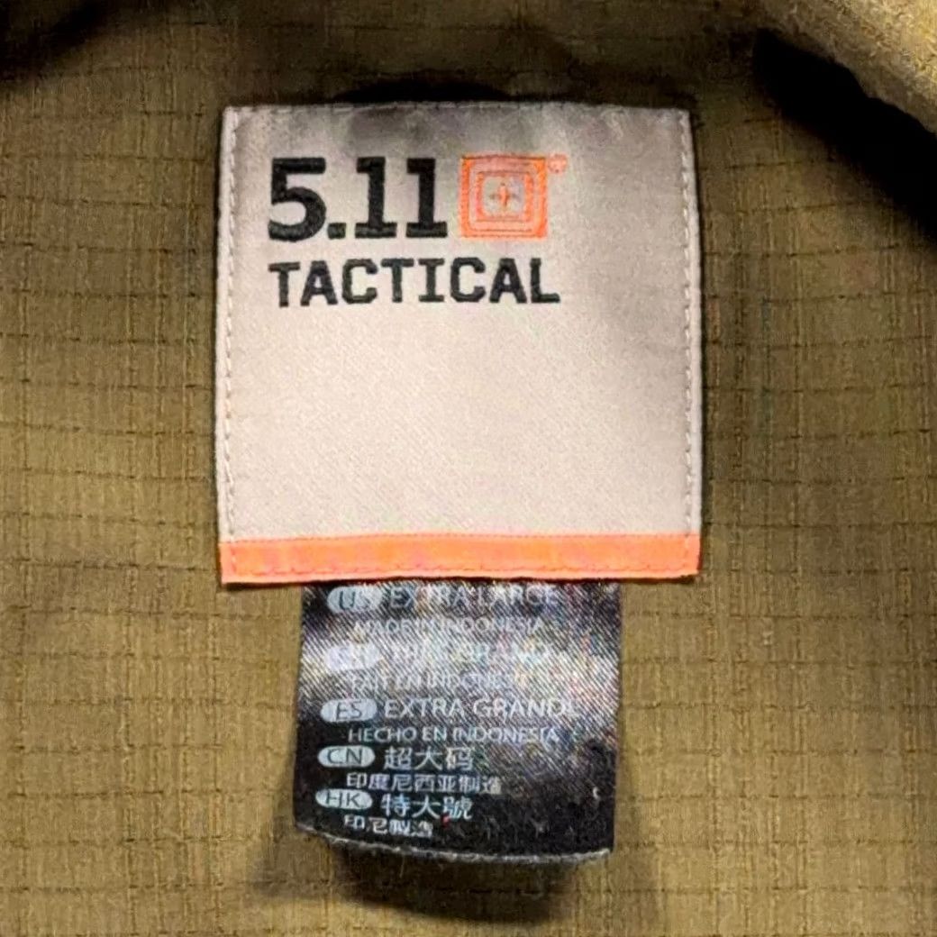Vintage 5.11 Tactical Shirt Adult XL Green Ripstop Outdoor Workwear Mens Size US XL / EU 56 / 4 - 6 Thumbnail