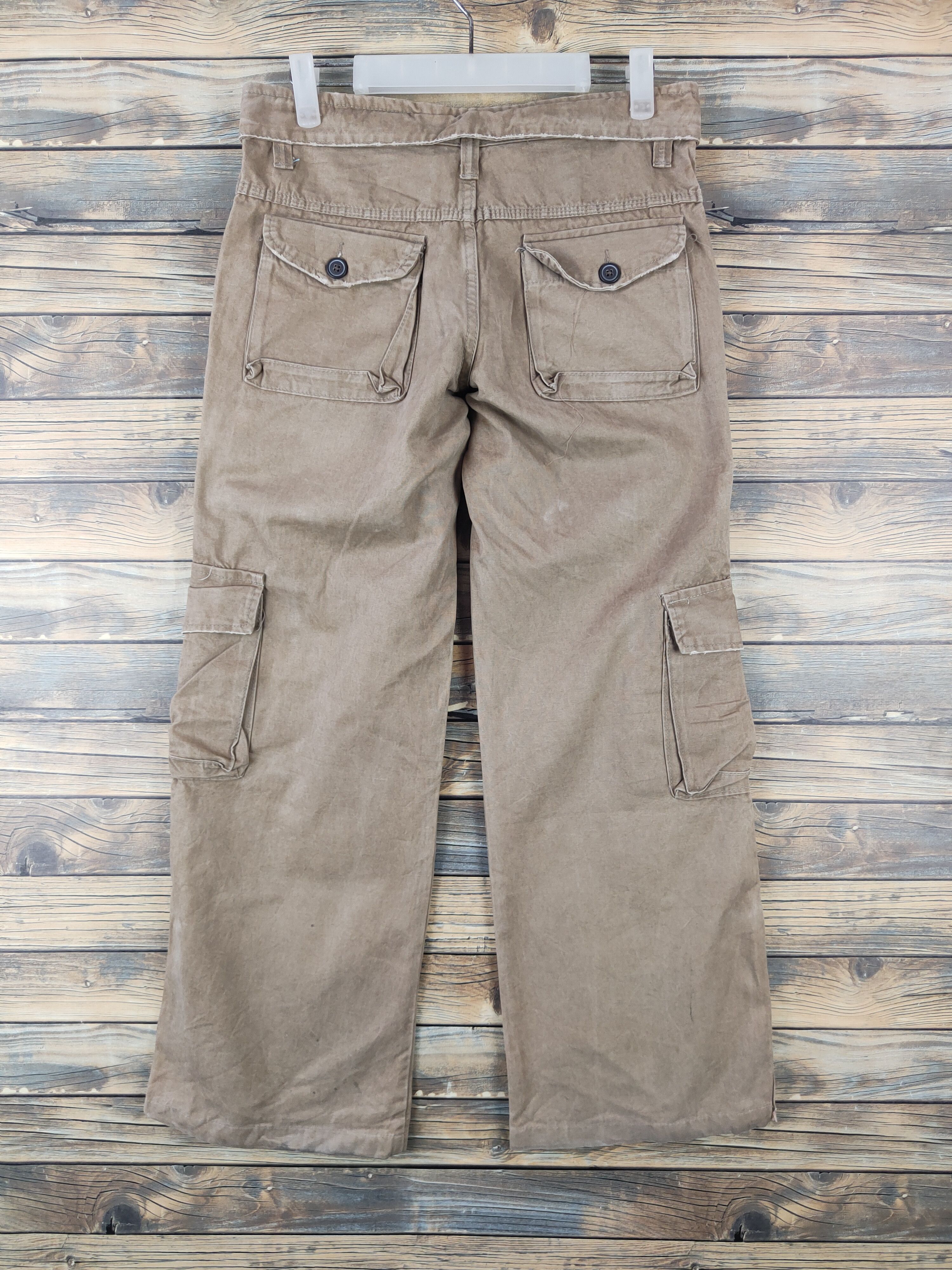 Japanese Brand DLL Japan Brown utility Multipocket Cargo Pants #238 Size US 28 / EU 44 - 7 Thumbnail